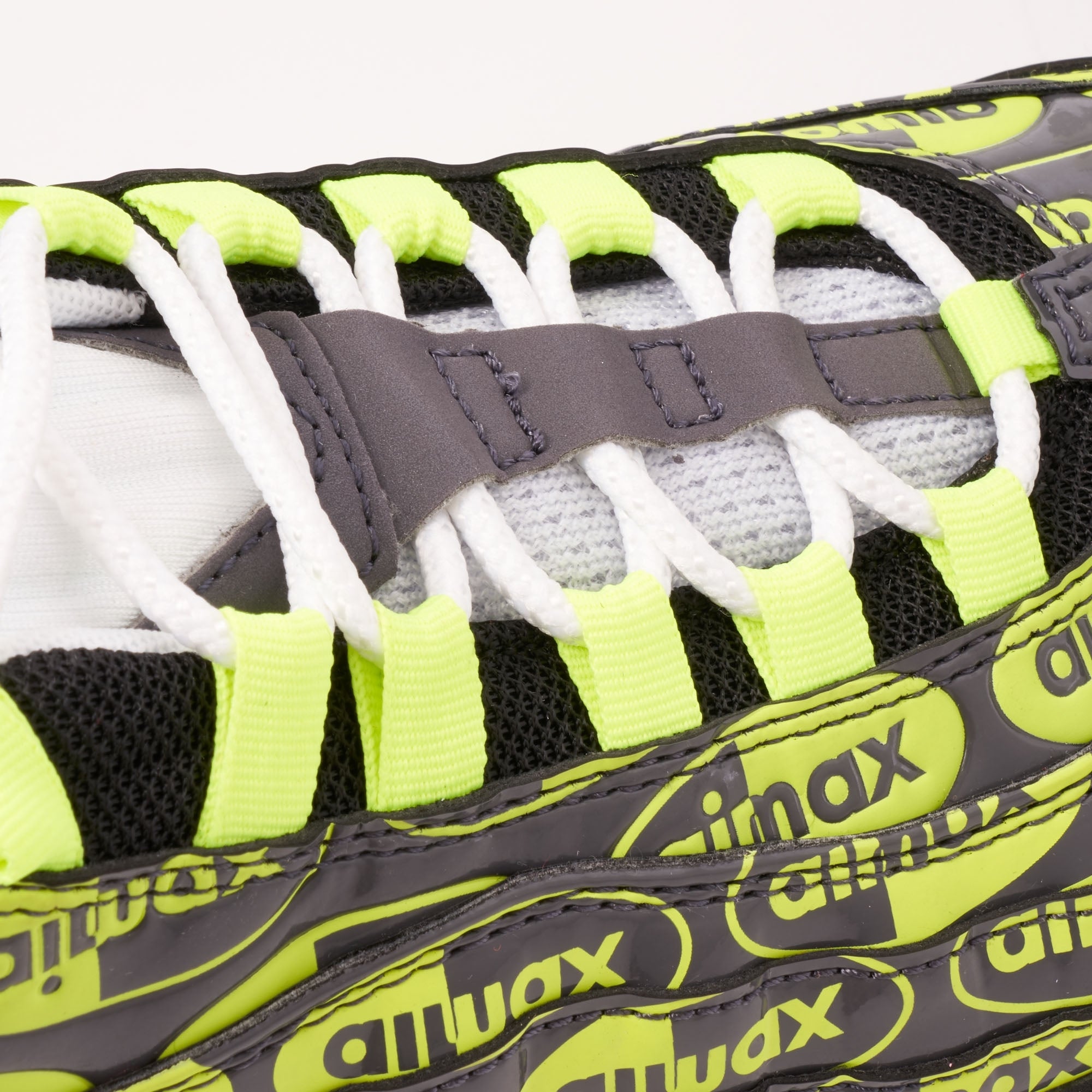 Nike Air Max 95 PRM - Black, Volt, Ash & White