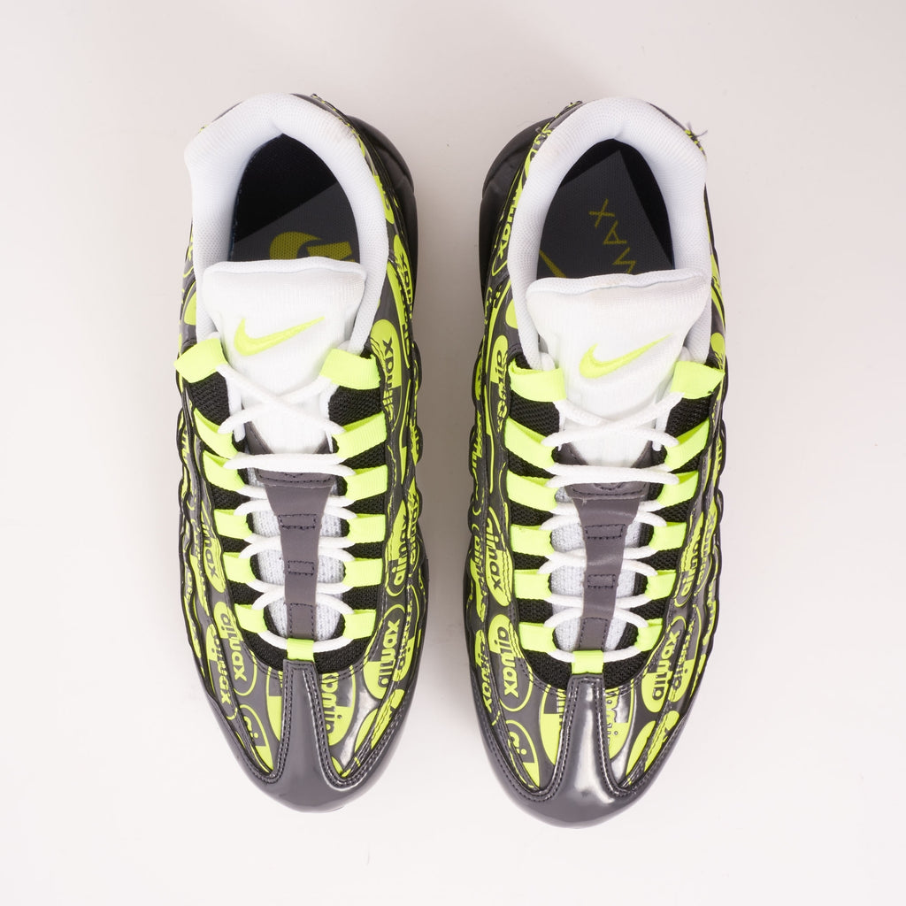 Nike Air Max 95 PRM - Black, Volt, Ash & White