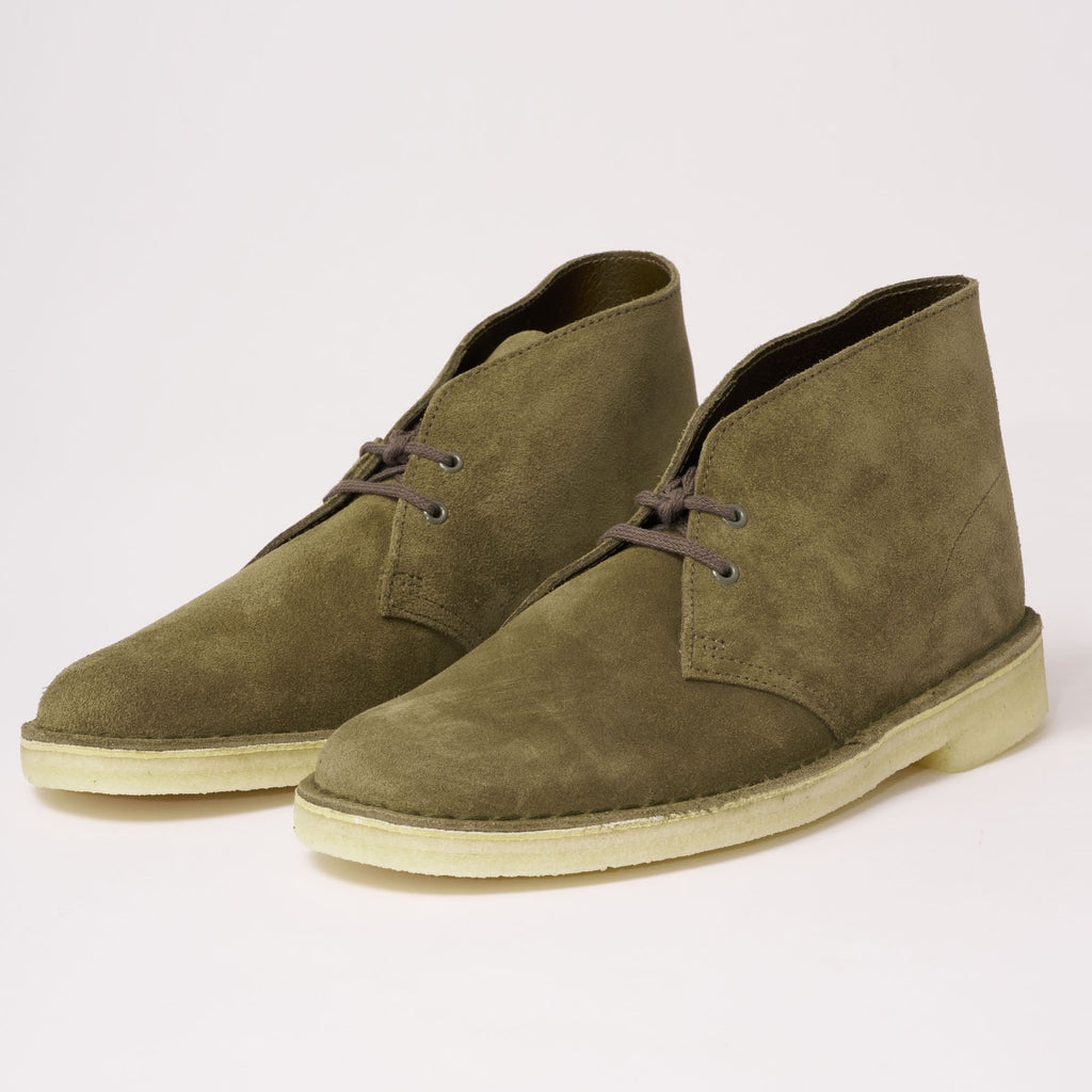 Clarks Originals Desert Boot - Olive Suede