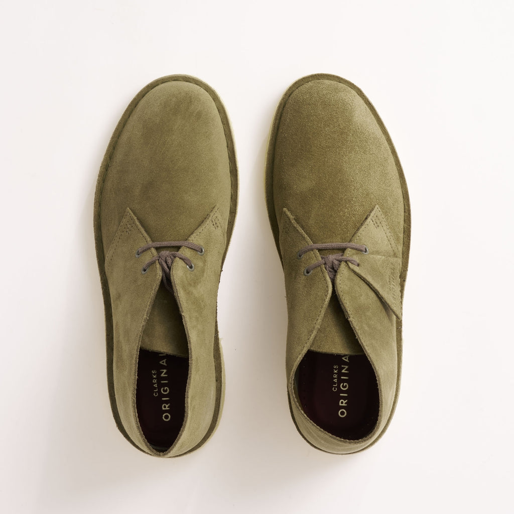 Clarks Originals Desert Boot - Olive Suede