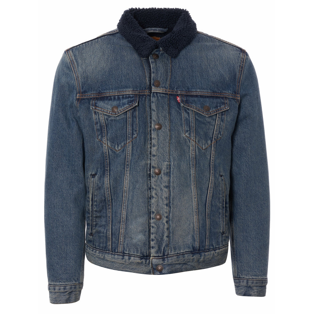 Levi's® Sherpa Trucker Jacket - Indigo