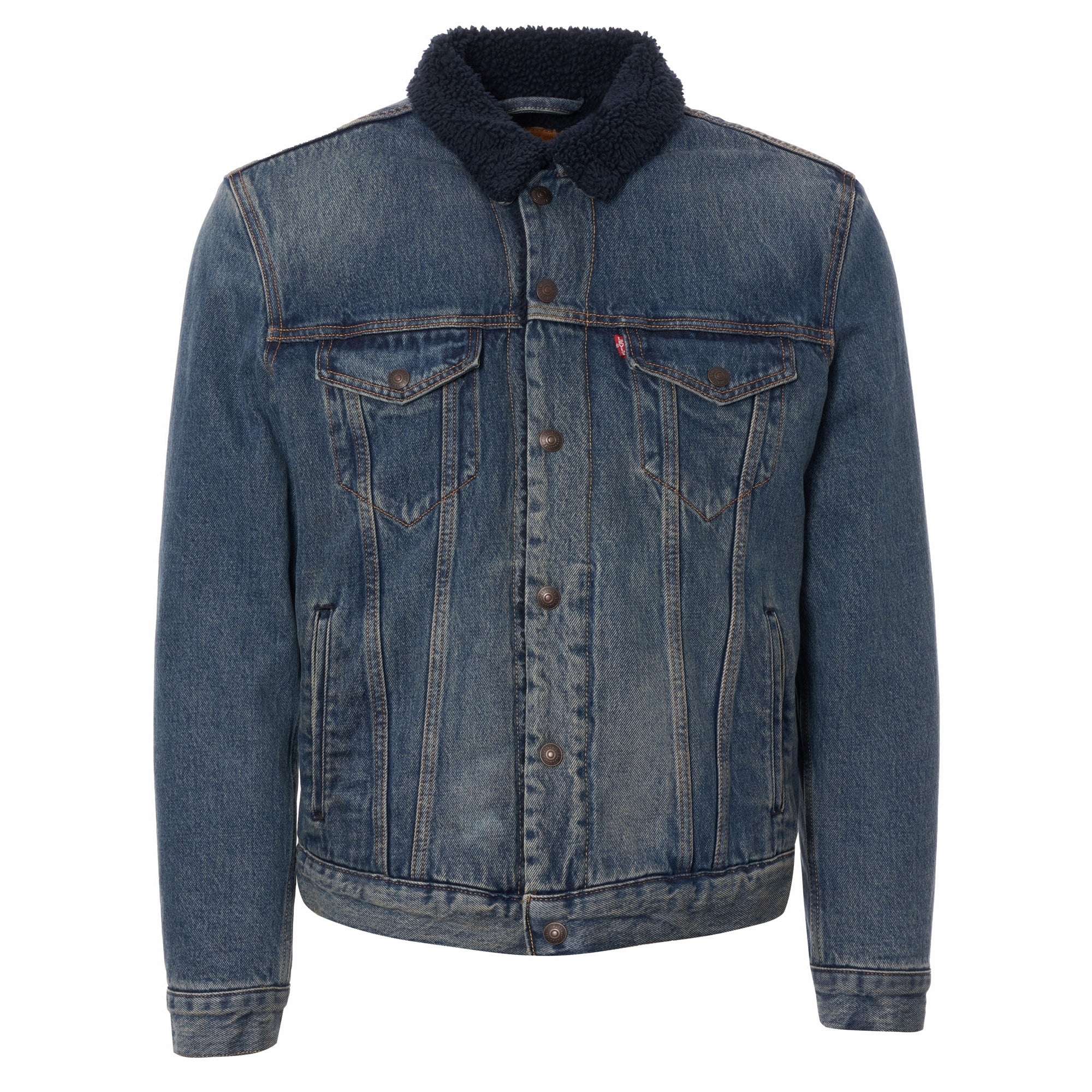 Levi's® Sherpa Trucker Jacket - Indigo