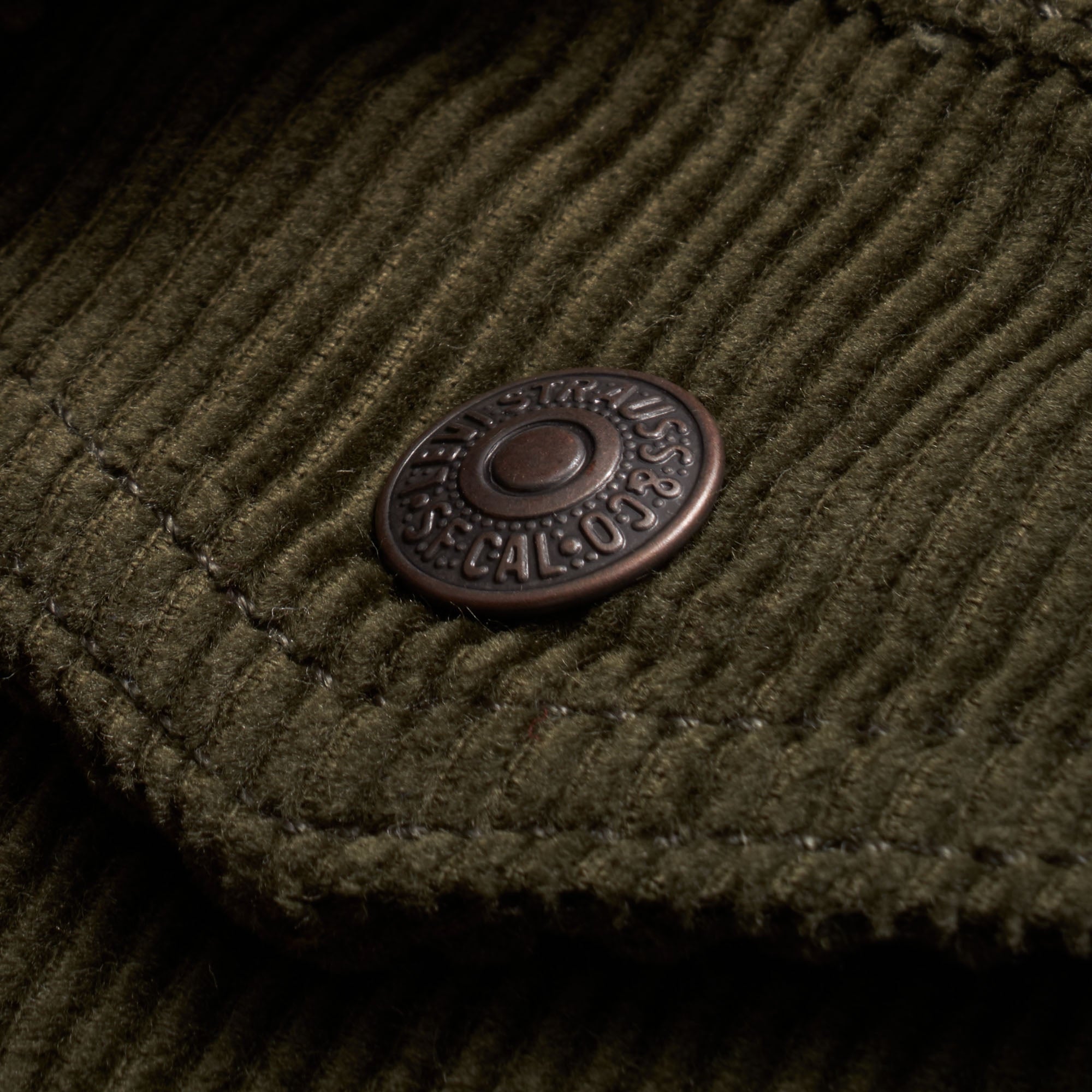 Levi's® Sherpa Trucker Jacket - Green Corduroy