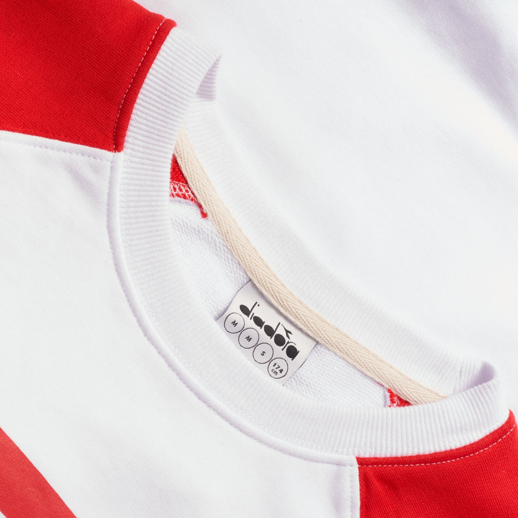 Diadora Spectra Sweatshirt - Ivory & Red