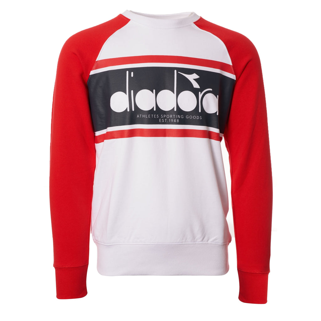 Diadora Spectra Sweatshirt - Ivory & Red
