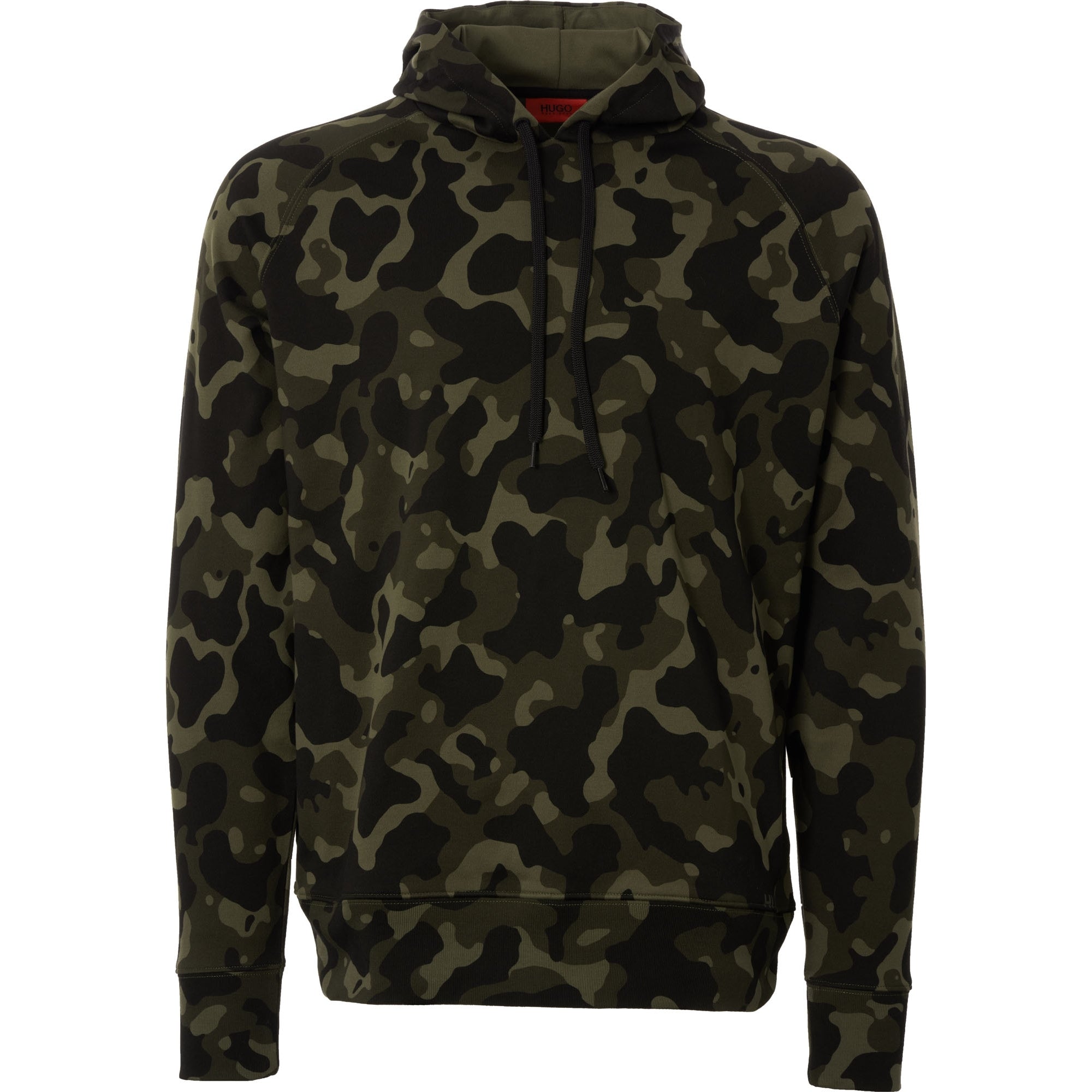 HUGO Dayfun Oversized Hooded Sweatshirt - Open Camo