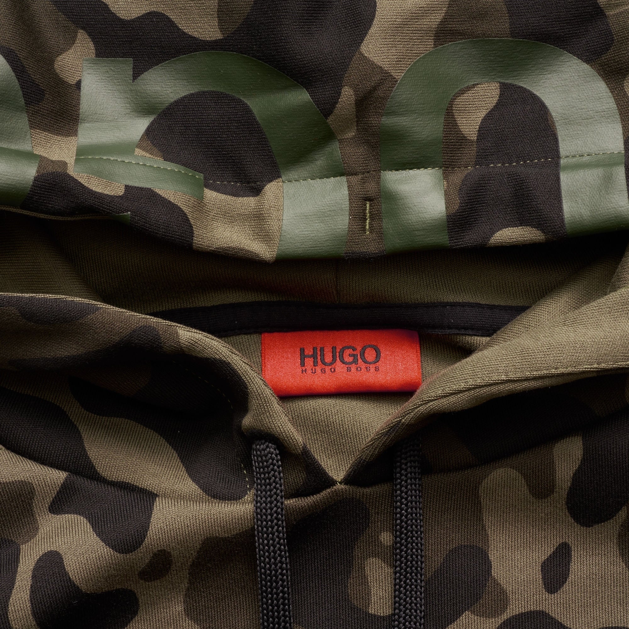 HUGO Dayfun Oversized Hooded Sweatshirt - Open Camo