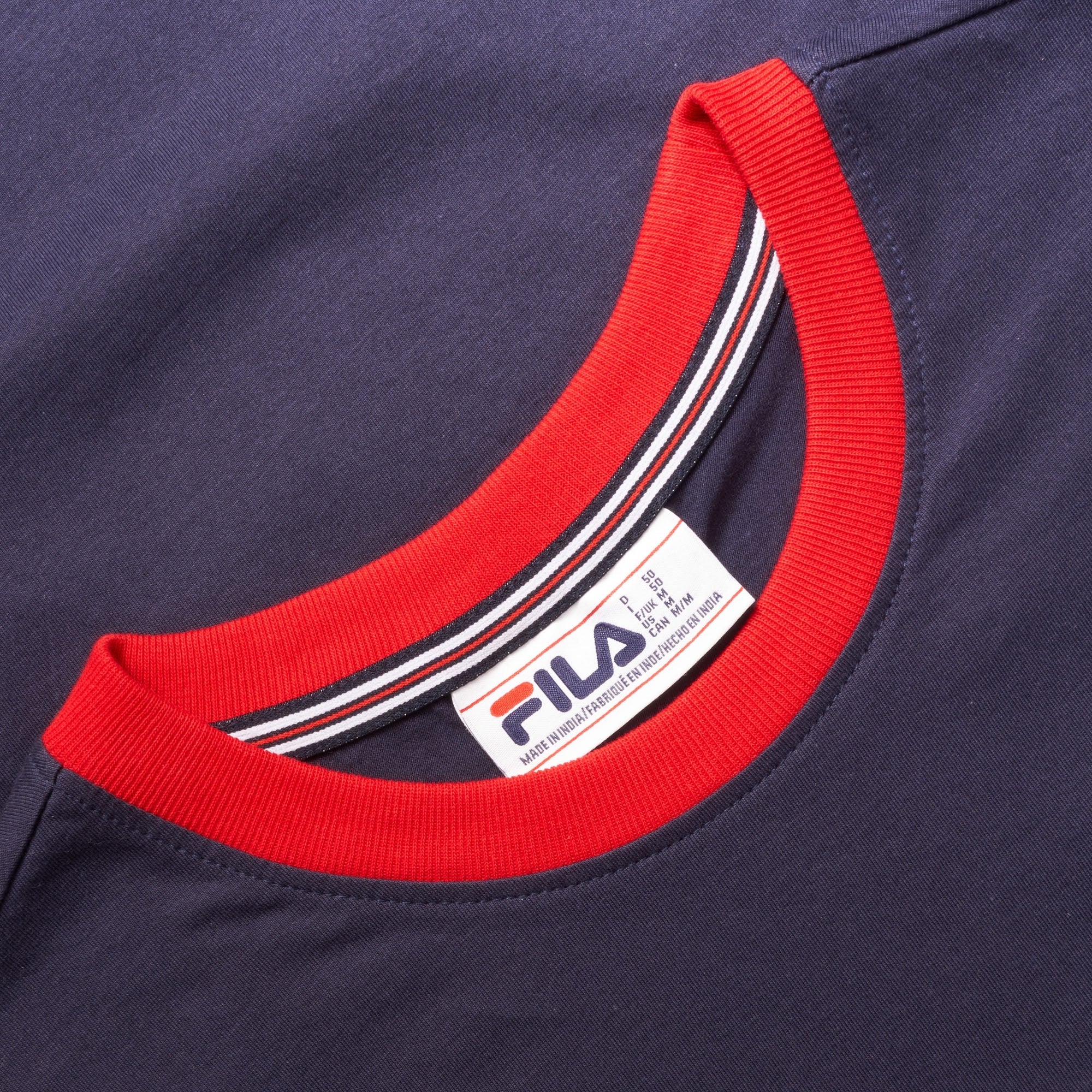 Fila Vintage Bruno 3 T-Shirt - Peacoat & Red