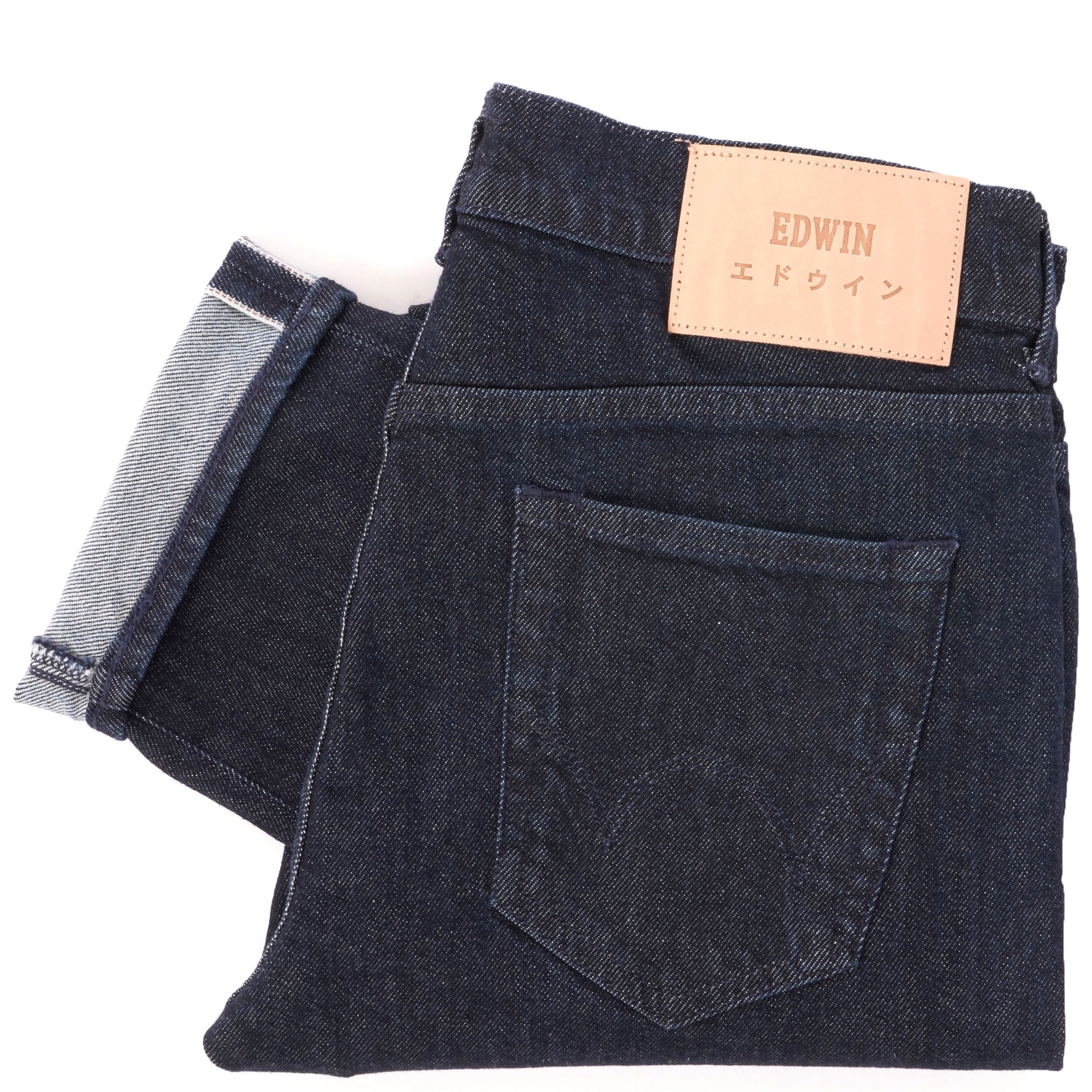 Edwin ED-80 Slim Tapered Jeans - CS Red Listed Selvage Blue Denim