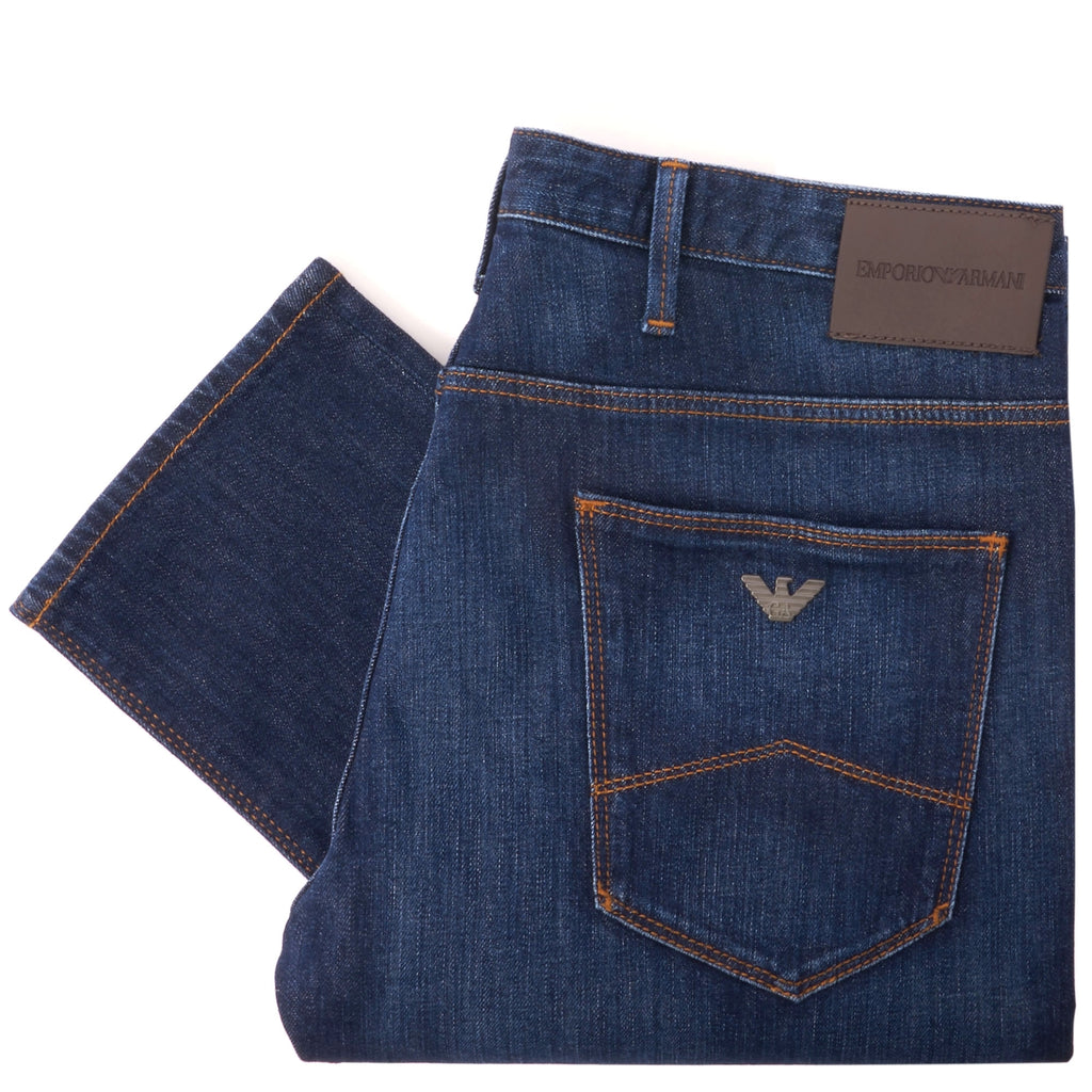 Emporio Armani J06 Comfort Denim Jeans - Denim Blue