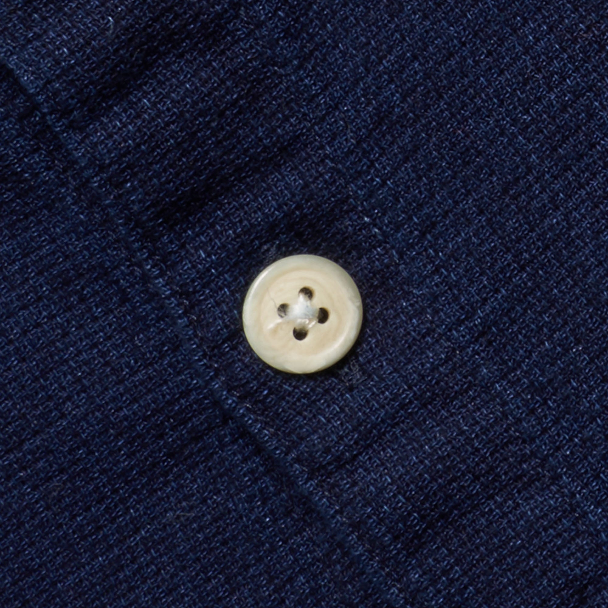 Oliver Spencer Grandad Shirt - Kildale Indigo Rinse