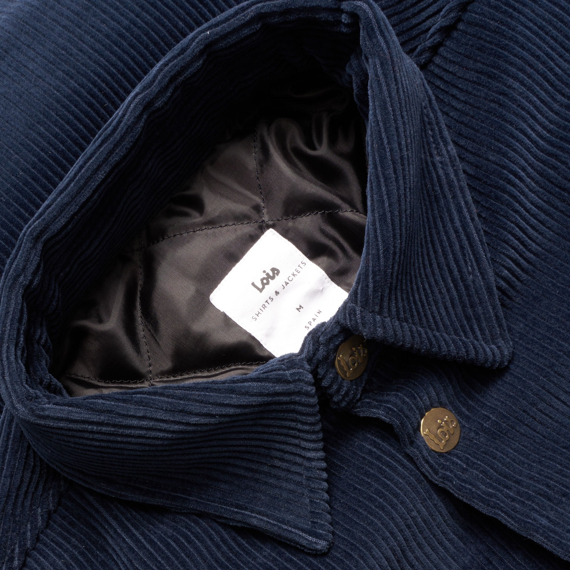 Lois Jeans Quilted Cortina Cord Jacket - Marino