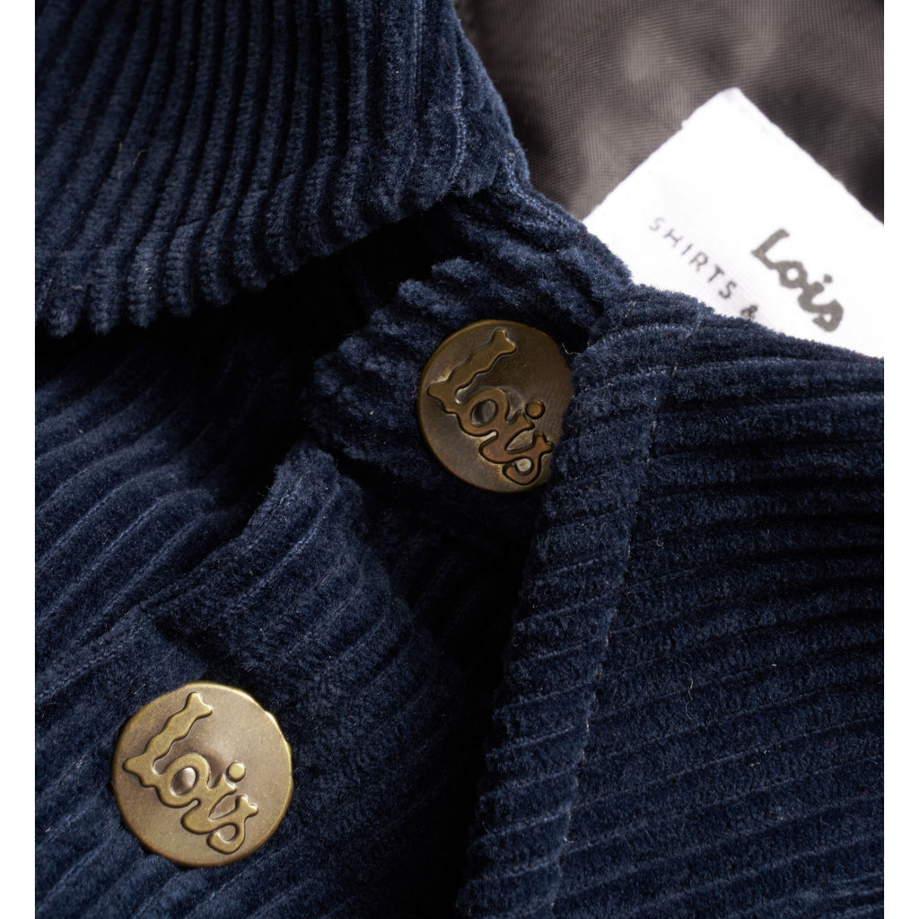 Lois Jeans Quilted Cortina Cord Jacket - Marino