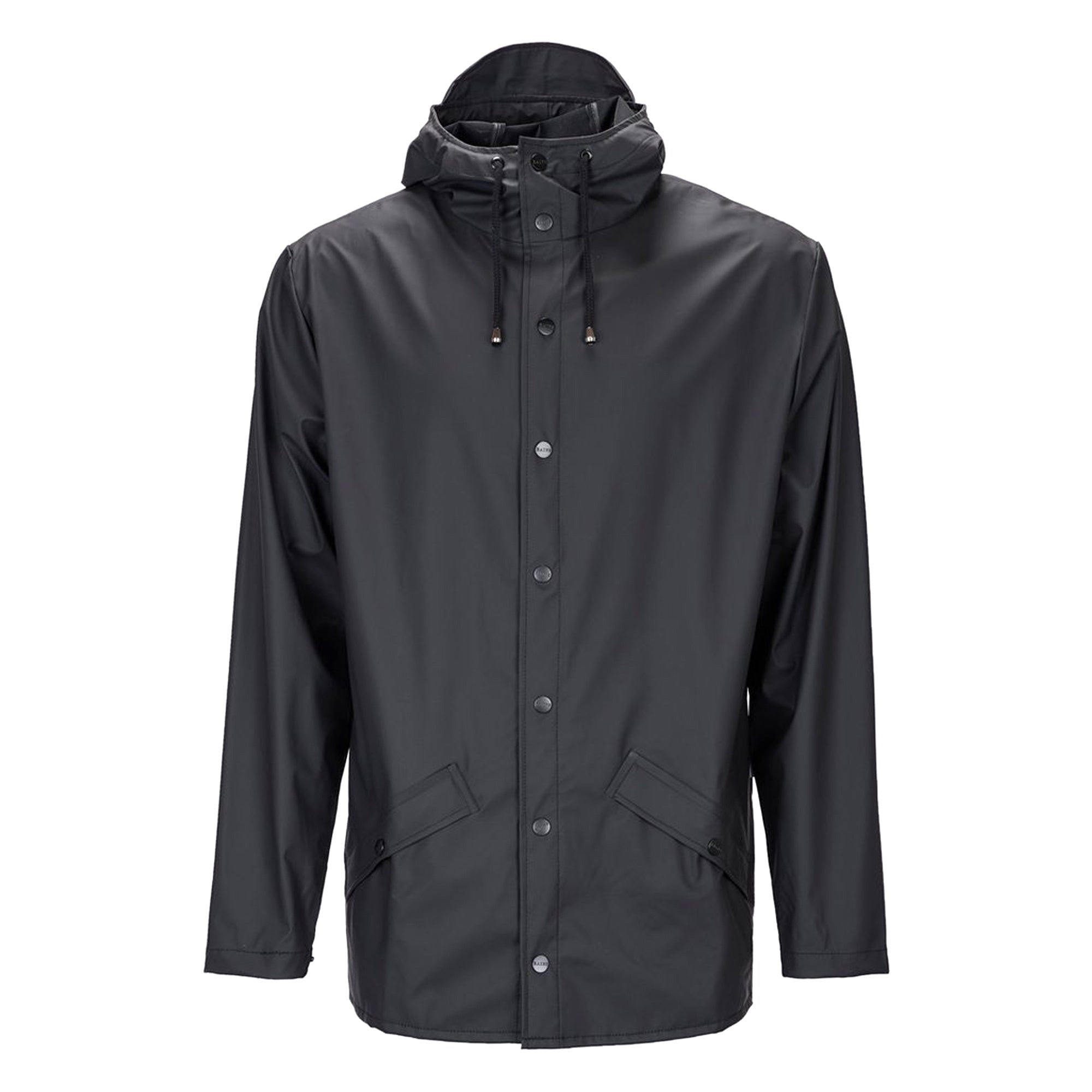 Rains Hooded Jacket - Black