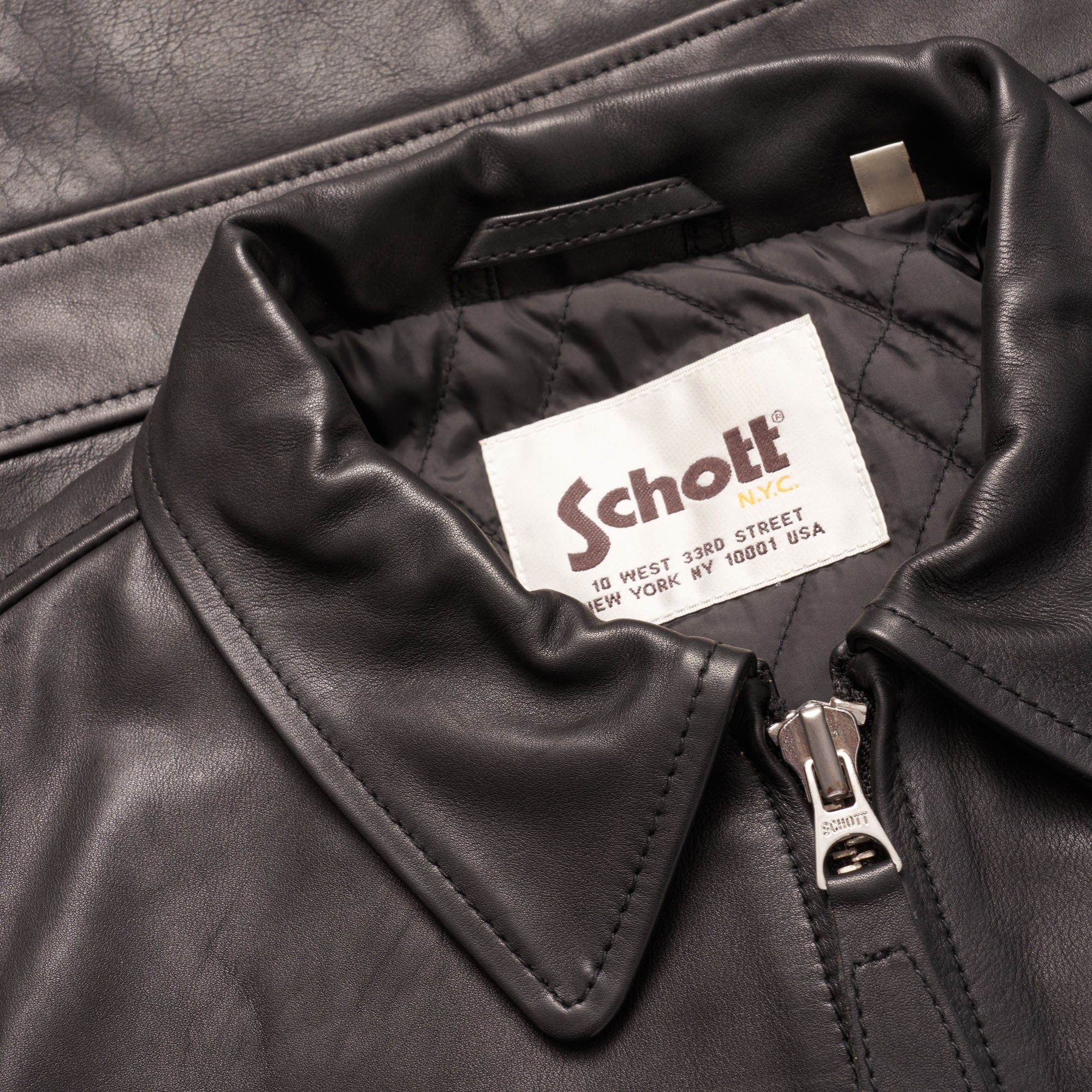 Schott NYC LC952 Short Jacket - Black