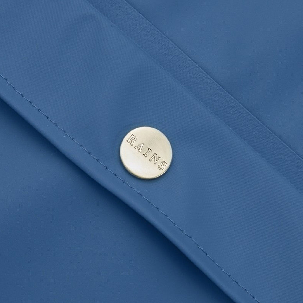 Rains Long Jacket - Faded Blue
