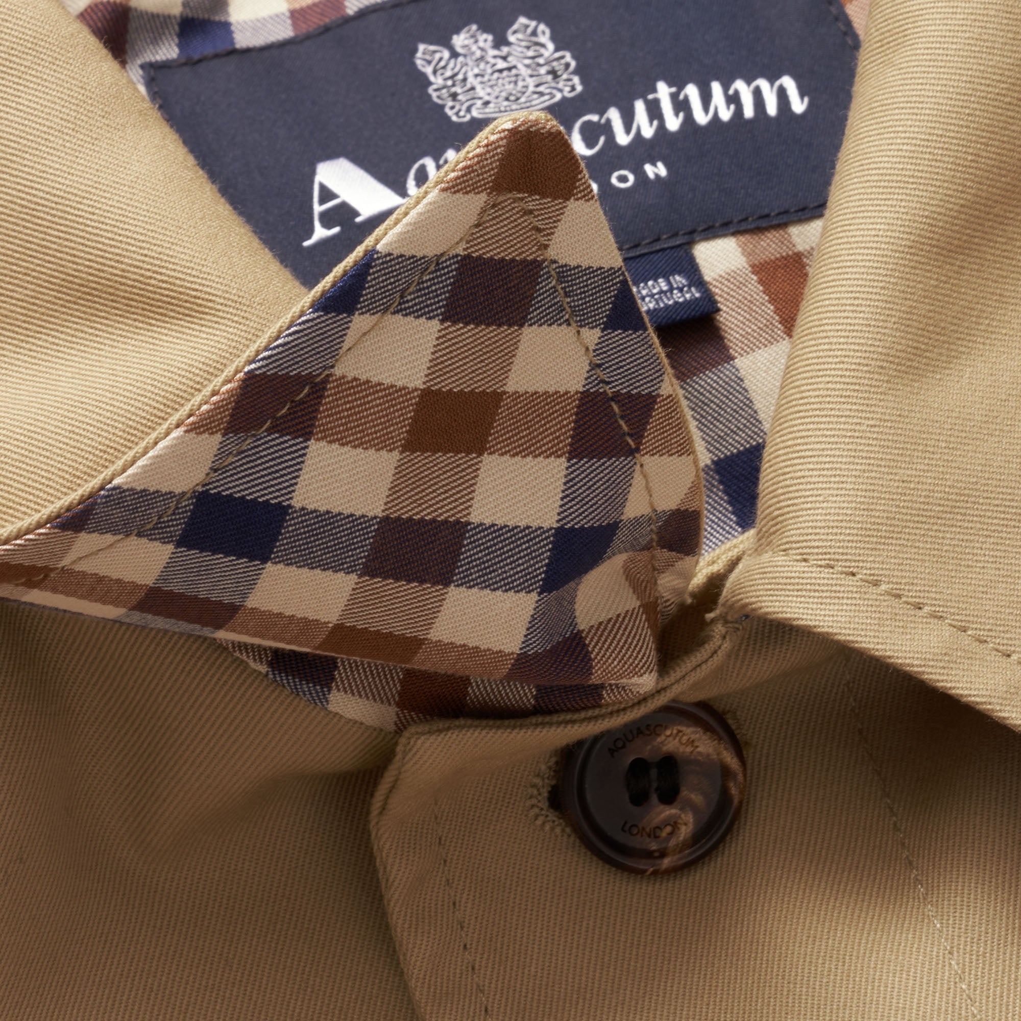 Aquascutum Broadgate Raincoat - Camel