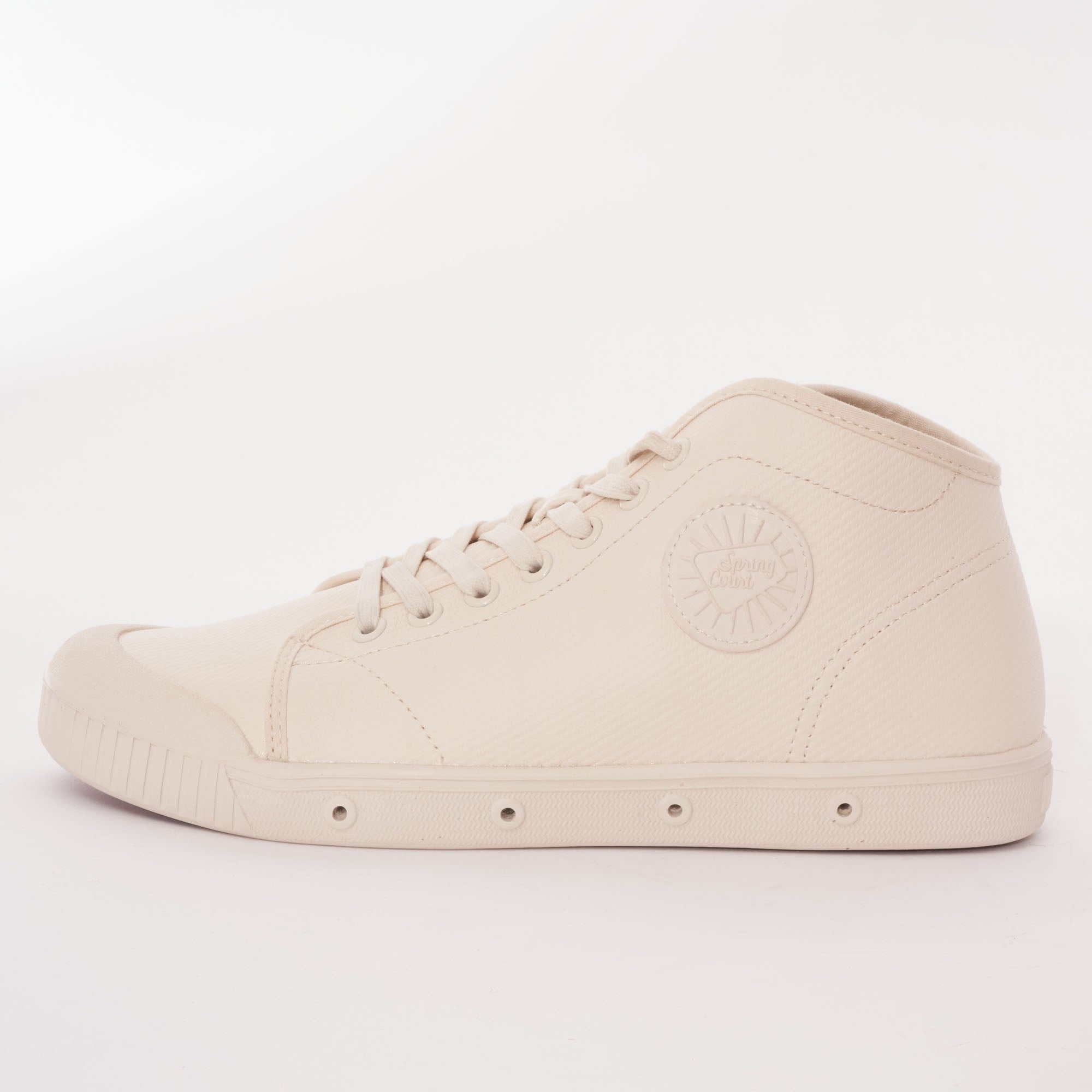 Spring Court B2N Waxy Heavy Twill Shoes - Off White