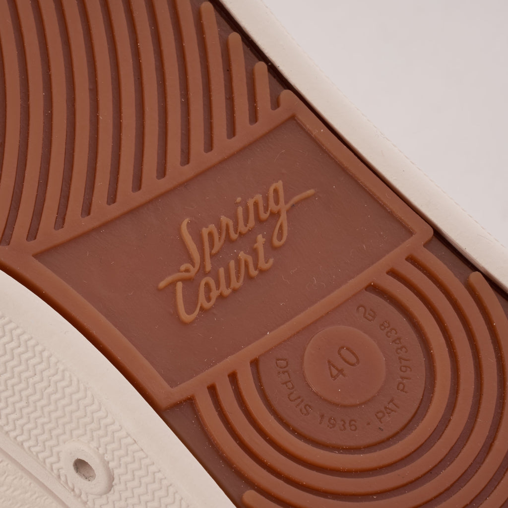 Spring Court B2N Waxy Heavy Twill Shoes - Off White