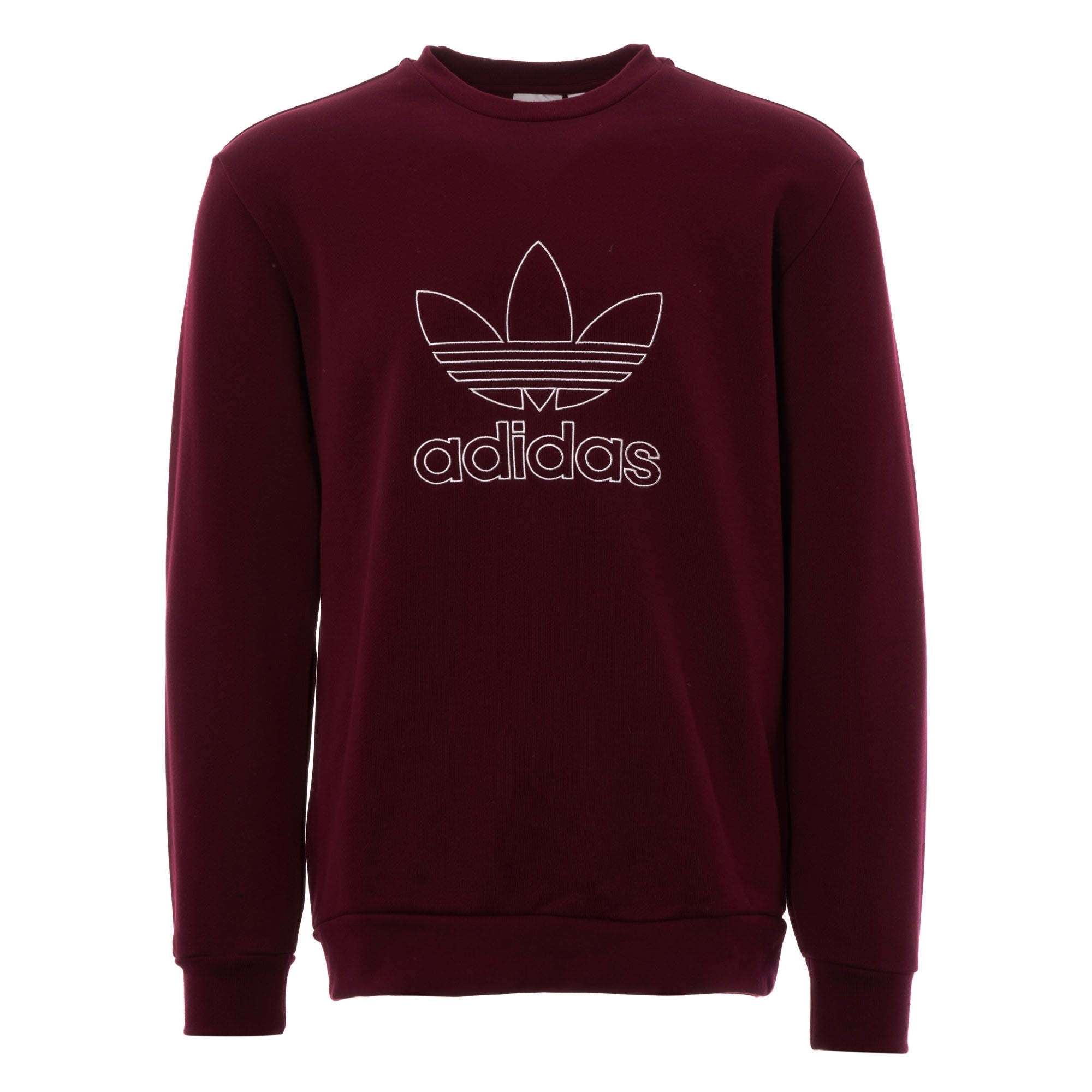 Adidas Originals Outline Logo Sweatshirt - Maroon