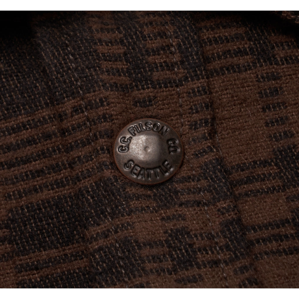 Filson Beartooth Jac-Shirt - Dark Brown & Charcoal