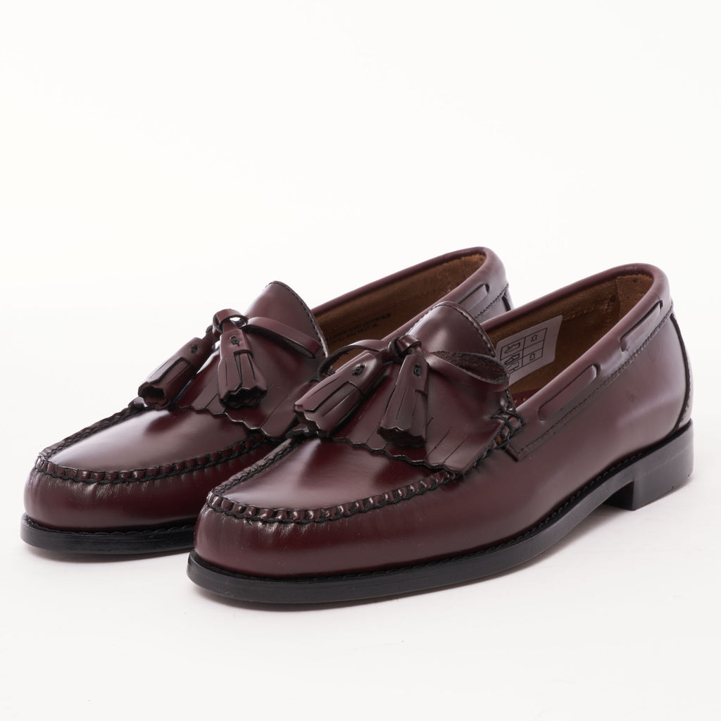G.H. Bass Weejun Layton Moc Kiltie Tassle Loafers - Wine