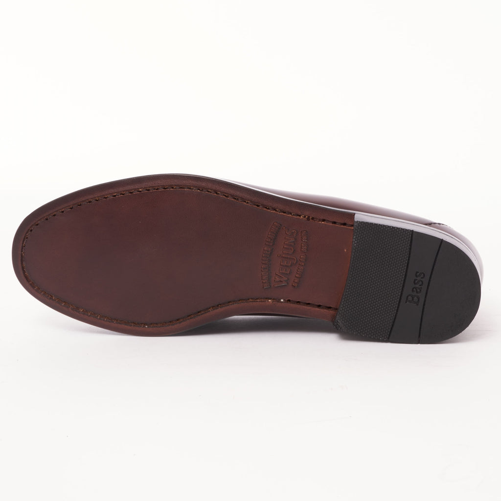 G.H. Bass Weejun Layton Moc Kiltie Tassle Loafers - Wine