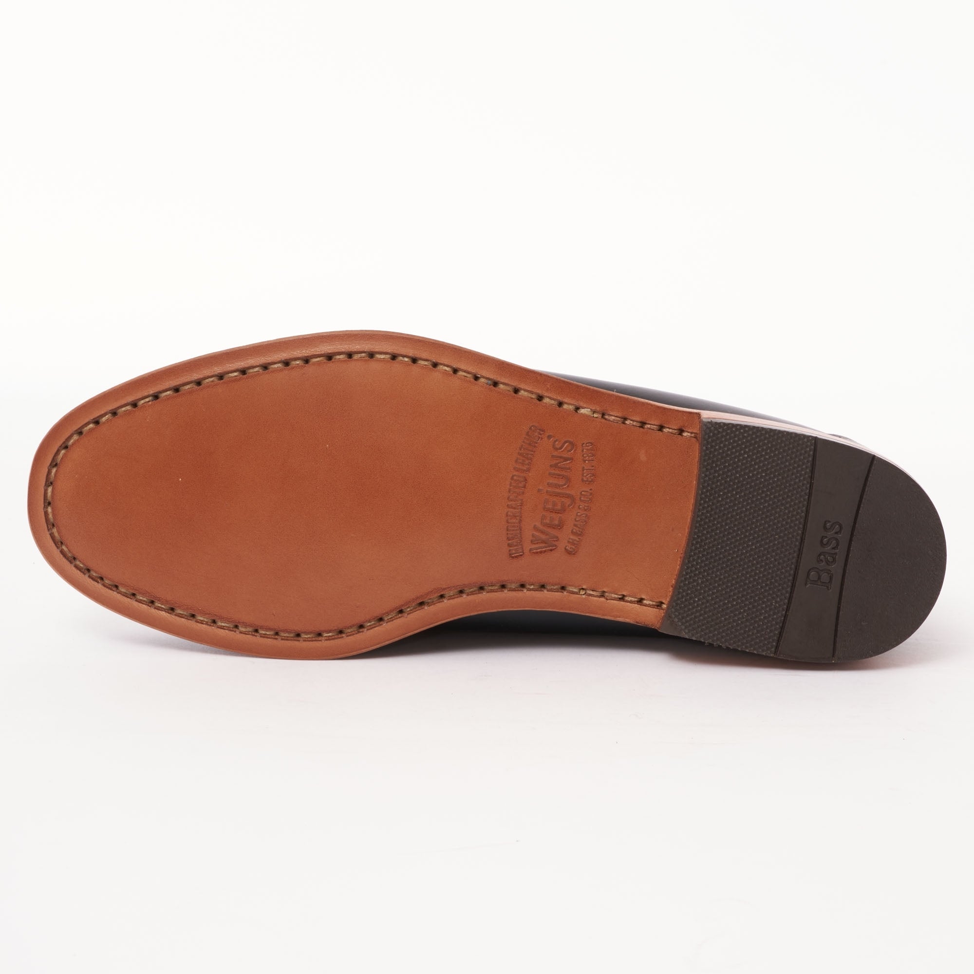 G.H. Bass Weejun Layton Pull Up Kiltie Loafers - Navy