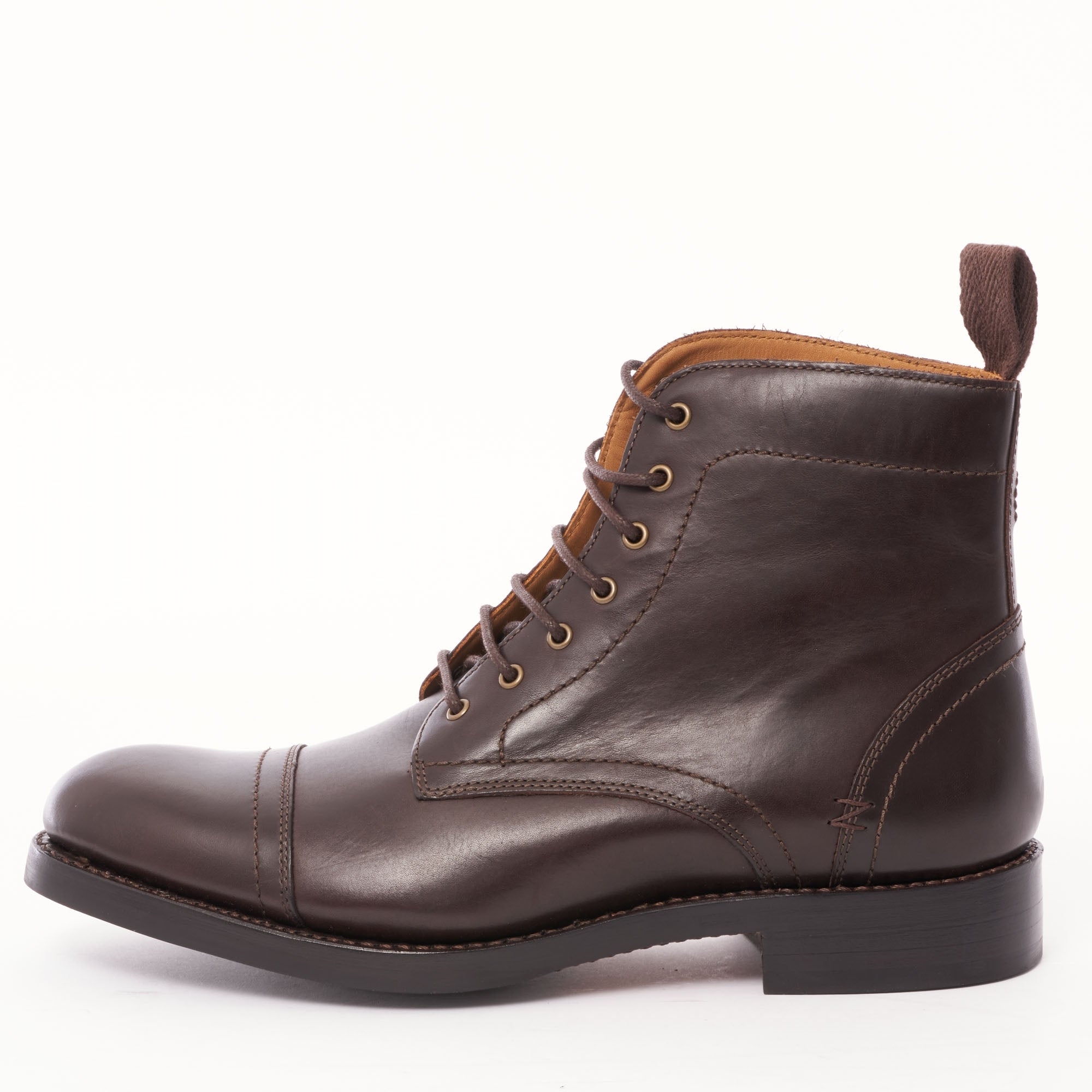 Oliver Sweeney Braun Leather Boots - Dark Brown