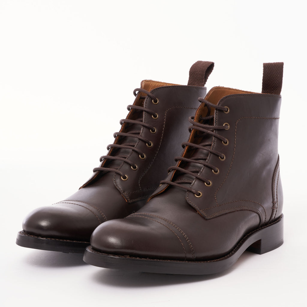 Oliver Sweeney Braun Leather Boots - Dark Brown