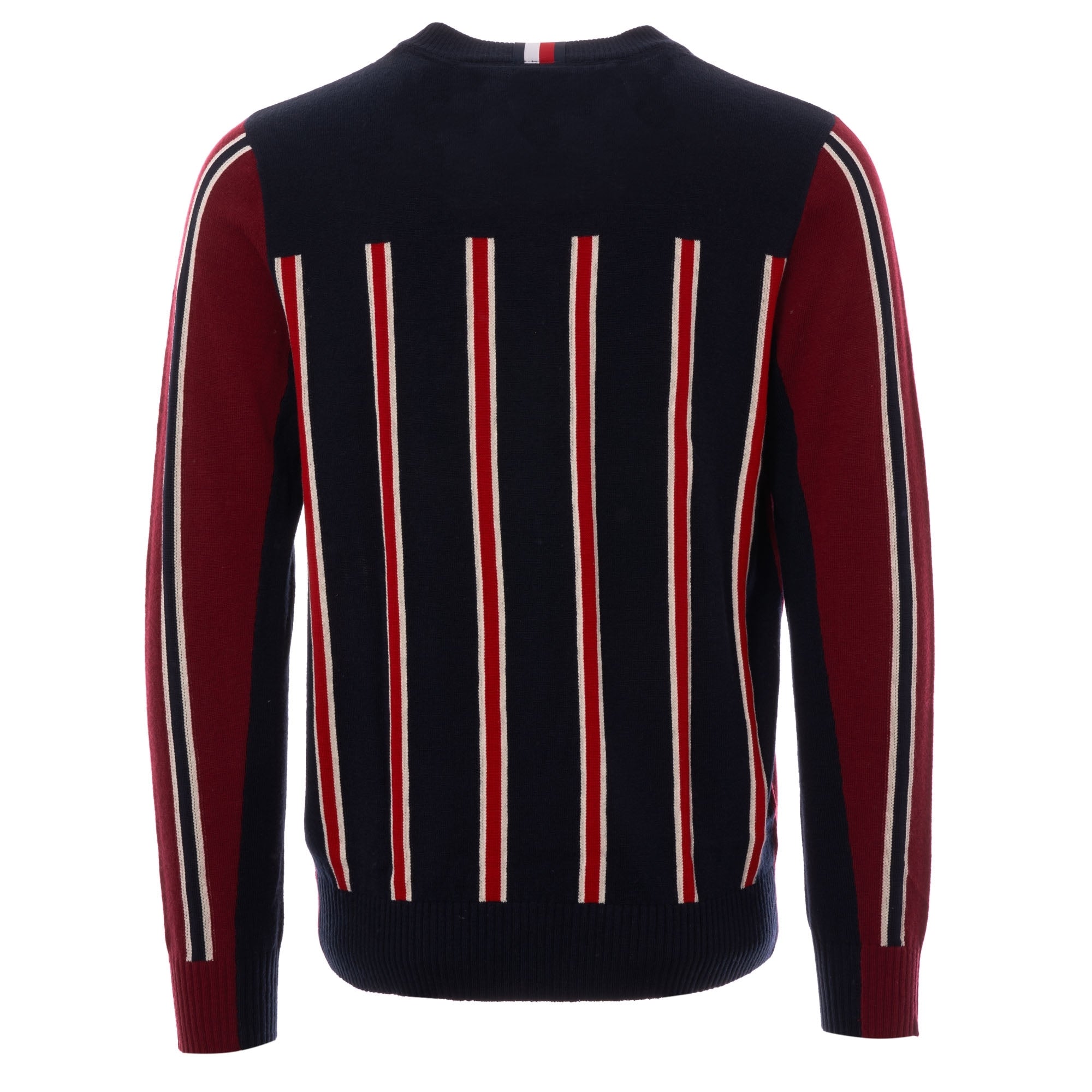 Tommy Hilfiger Regimental Stripe Jumper - Rhubarb