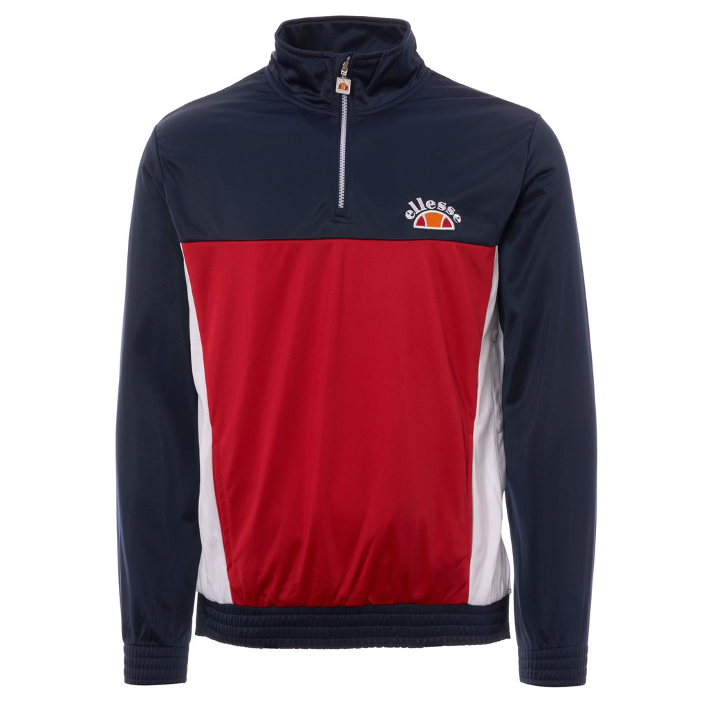 stuartslondon Vetica Quarter Zip Track Top - Navy
