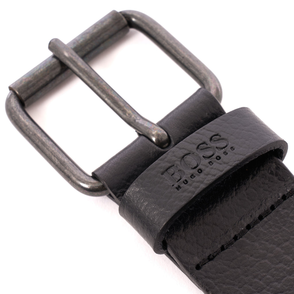 Jesse Full Grain Leather Belt - Black