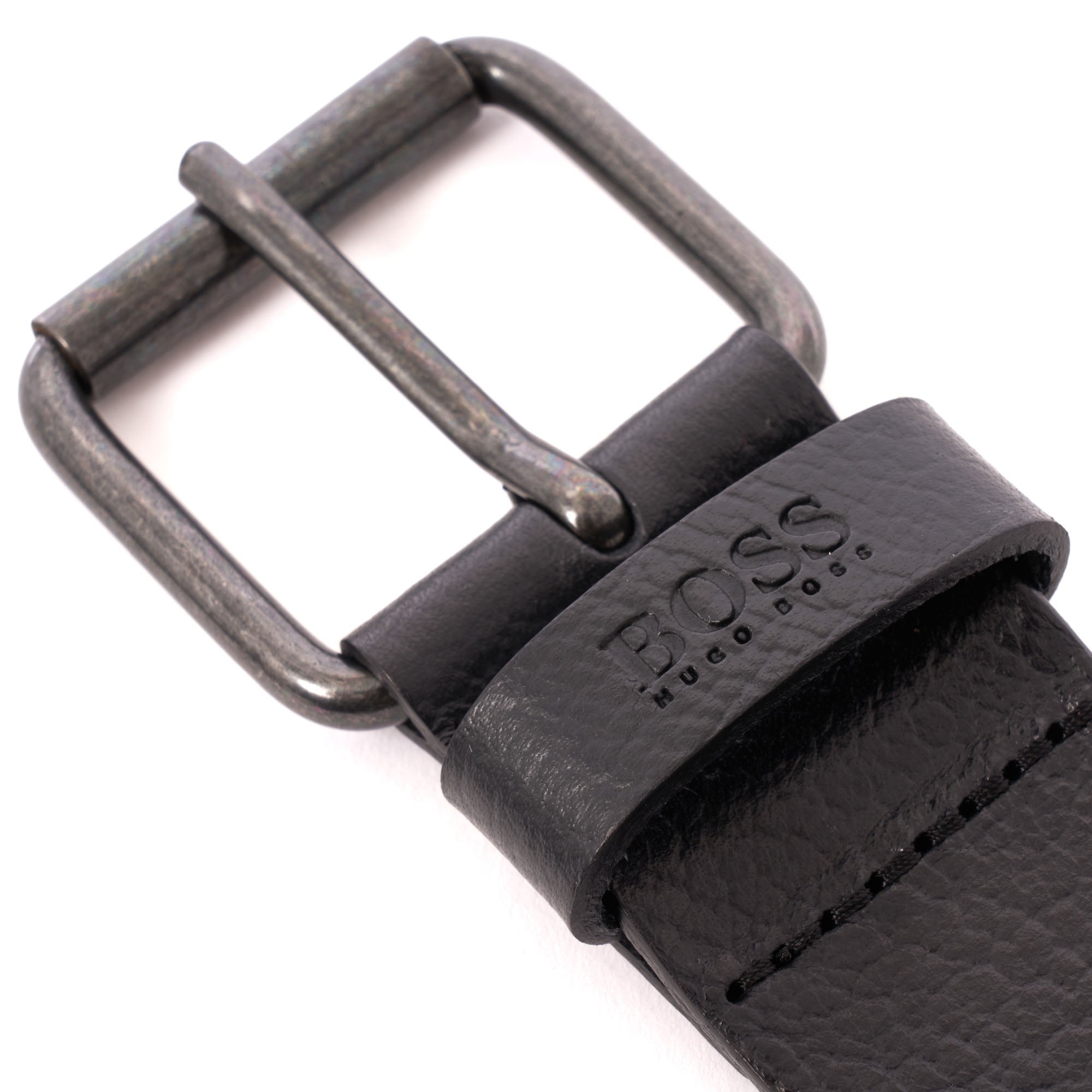 Jesse Full Grain Leather Belt - Black