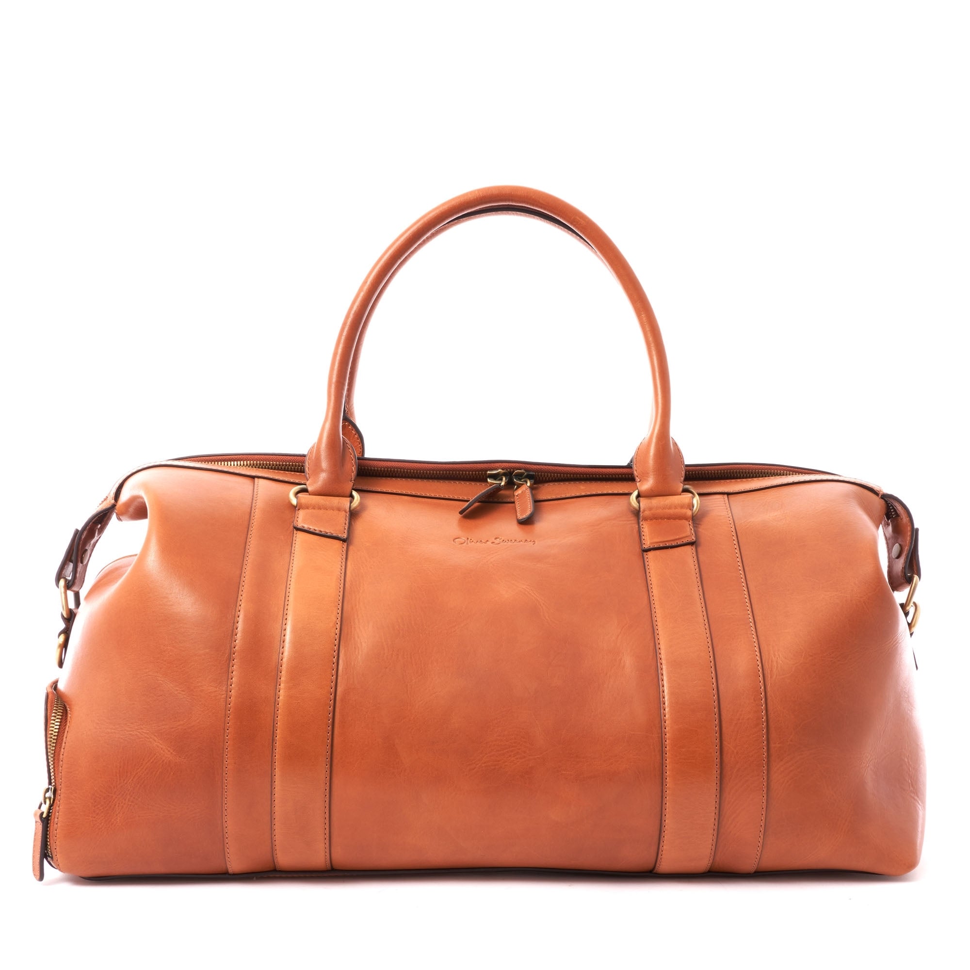 Oliver Sweeney Merrivale Calf Leather Weekend Bag - Tan
