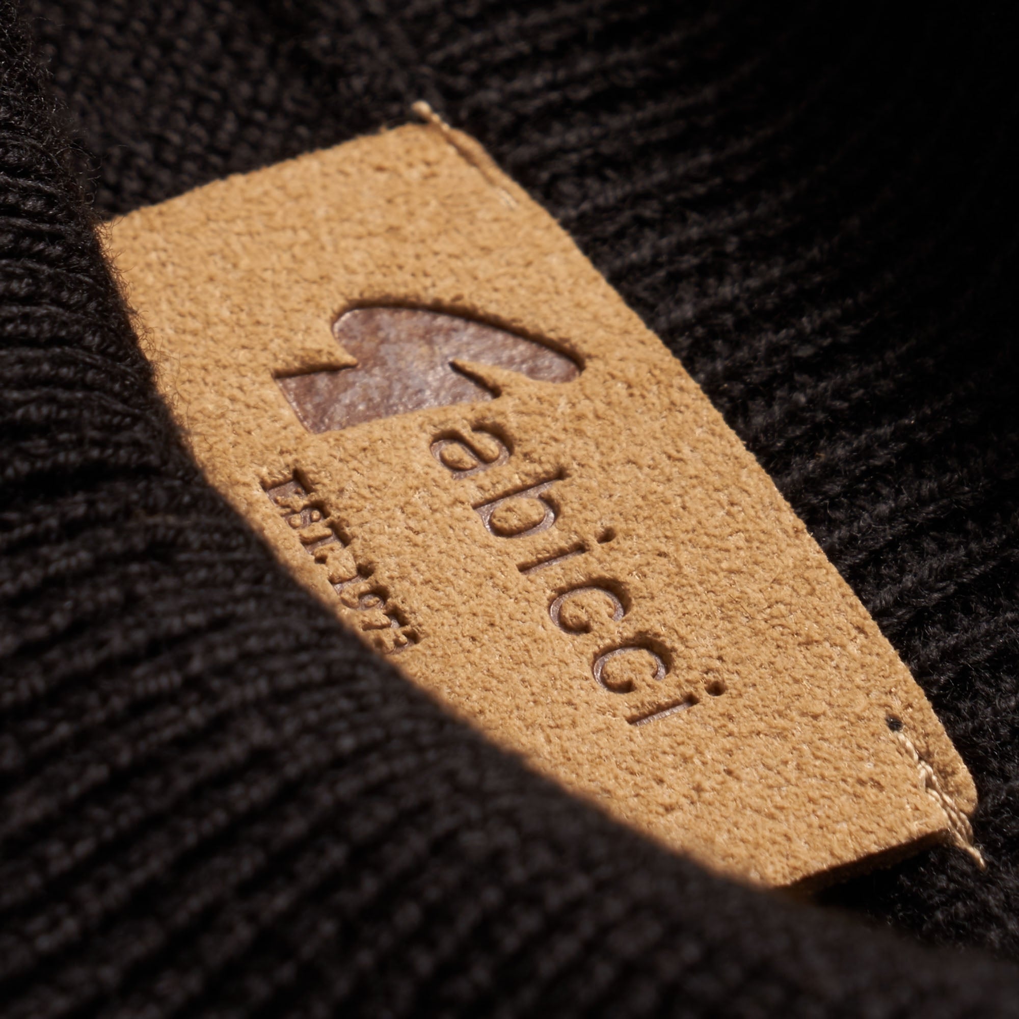 Gabicci Vintage Duke Mock Turtle Neck Jumper - Black