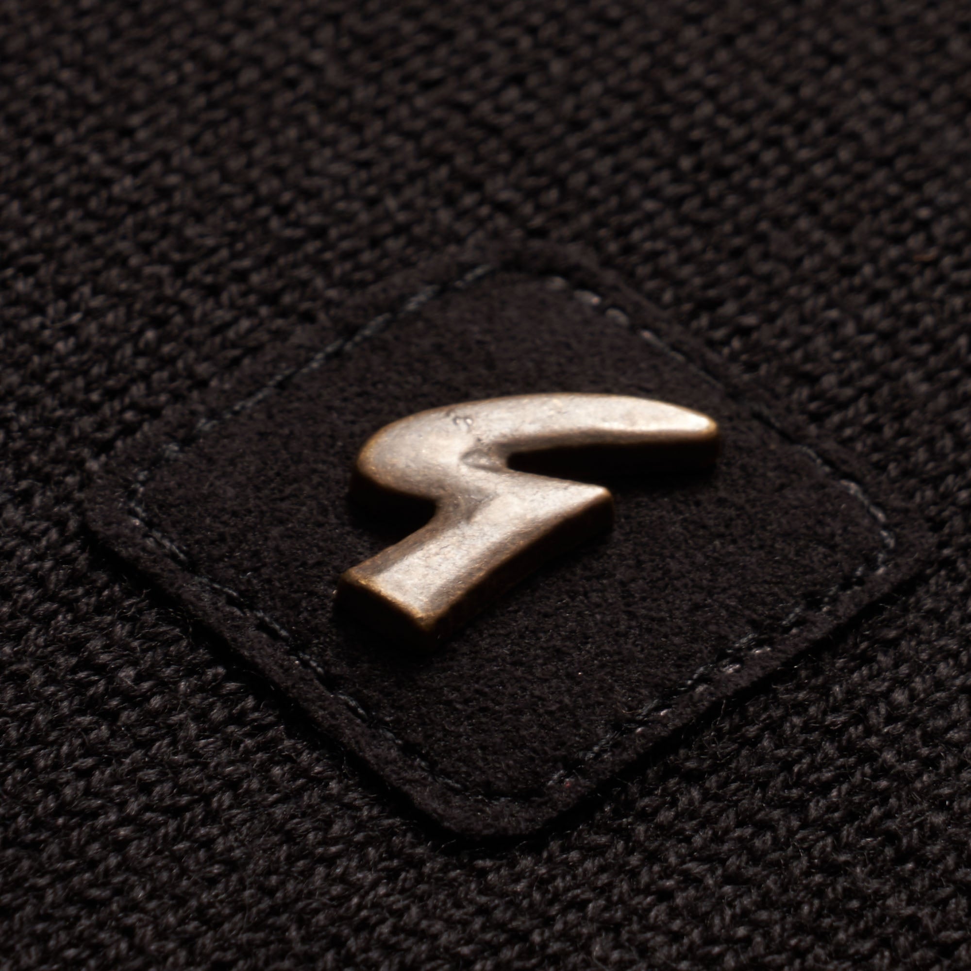 Gabicci Vintage Duke Mock Turtle Neck Jumper - Black