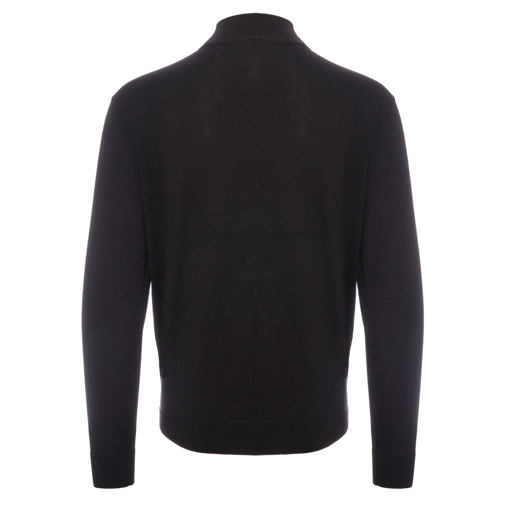Gabicci Vintage Duke Mock Turtle Neck Jumper - Black