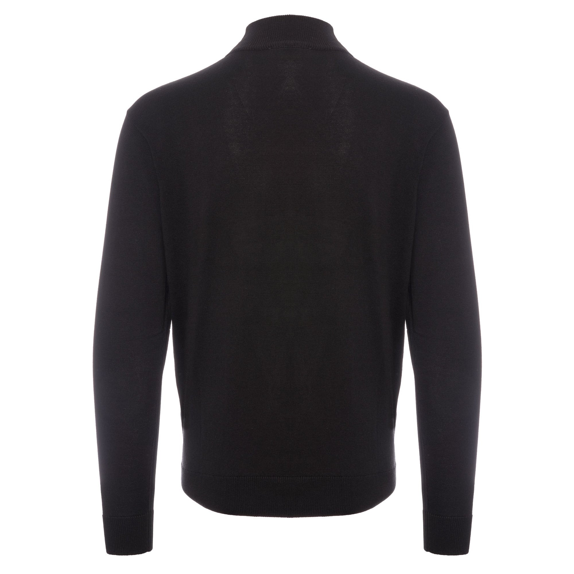 Gabicci Vintage Duke Mock Turtle Neck Jumper - Black