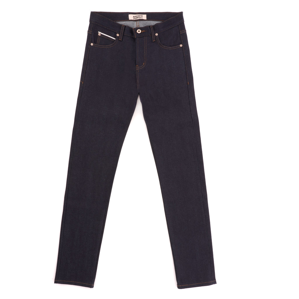 Naked and Famous Denim Super Guy Stretch Selvedge Denim Jeans - Night Shade