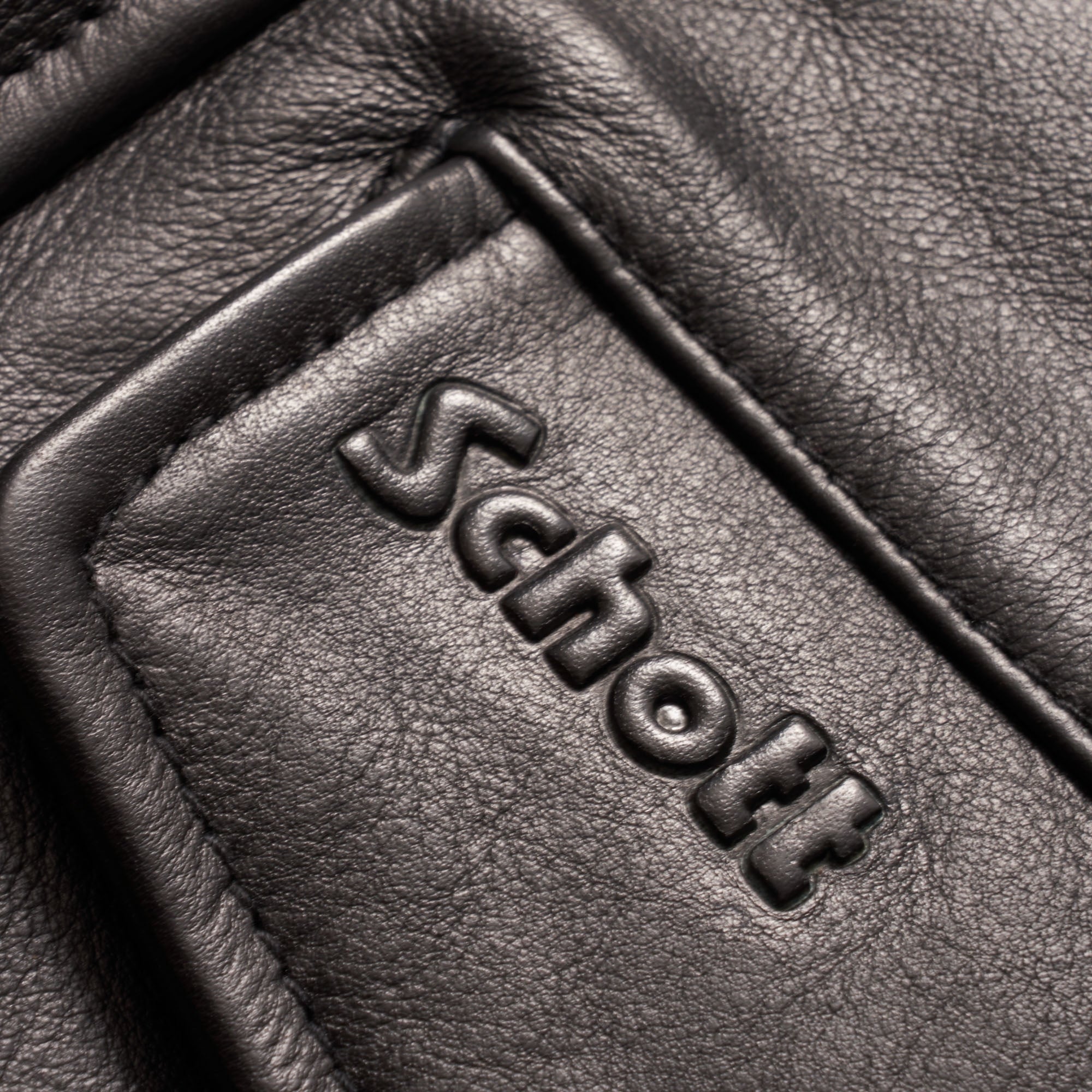 Schott NYC LC5331X Leather Pilot Jacket - Antic Black