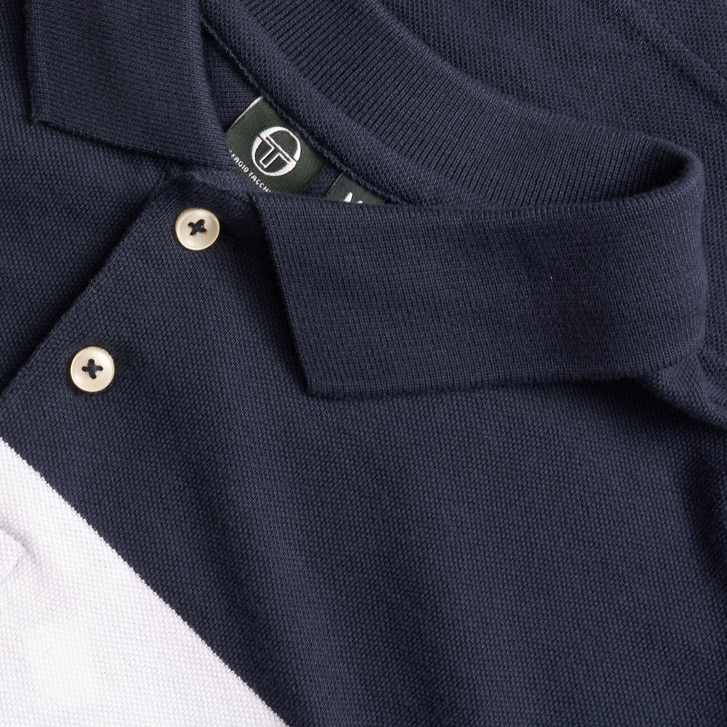 Sergio Tacchini Young Line Polo Shirt - Navy & White