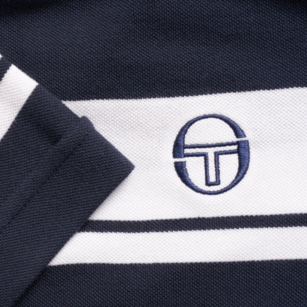 Sergio Tacchini Young Line Polo Shirt - Navy & White
