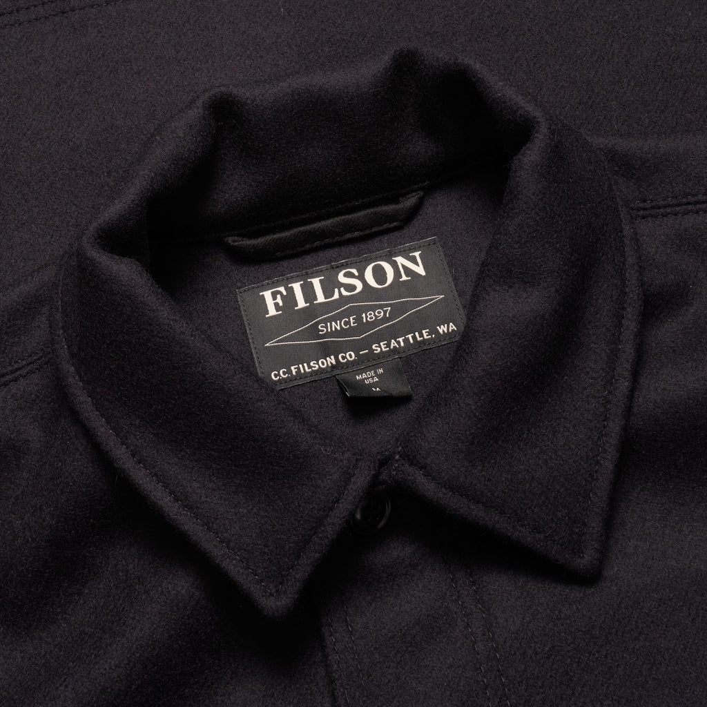 Filson Mackinaw Wool Cruiser Jacket - Dark Navy
