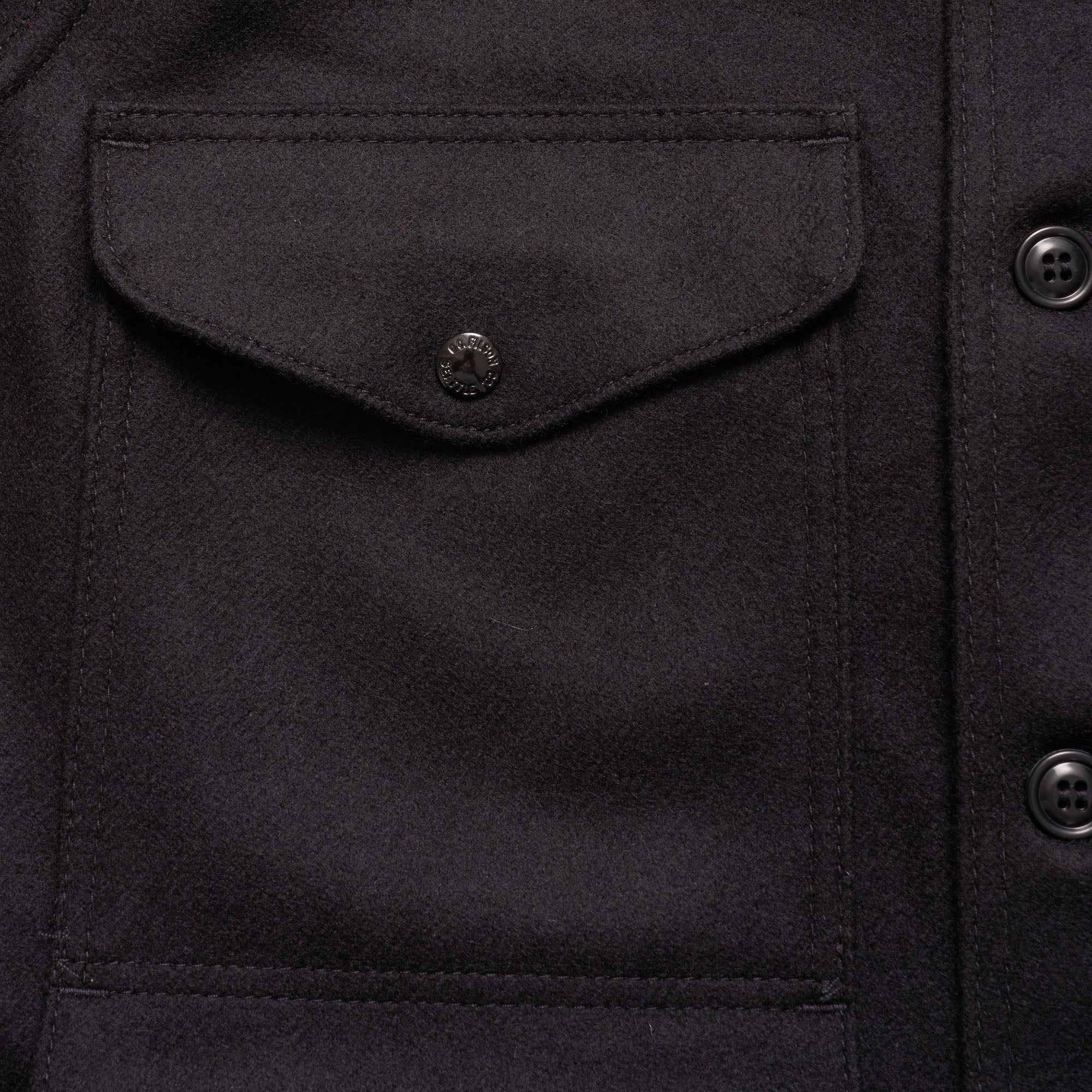 Filson Mackinaw Wool Cruiser Jacket - Dark Navy