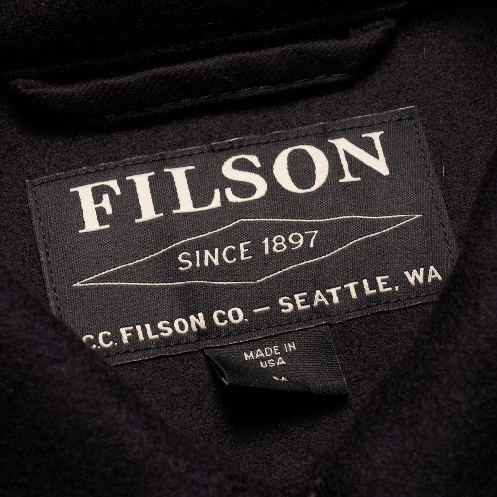 Filson Mackinaw Wool Cruiser Jacket - Dark Navy