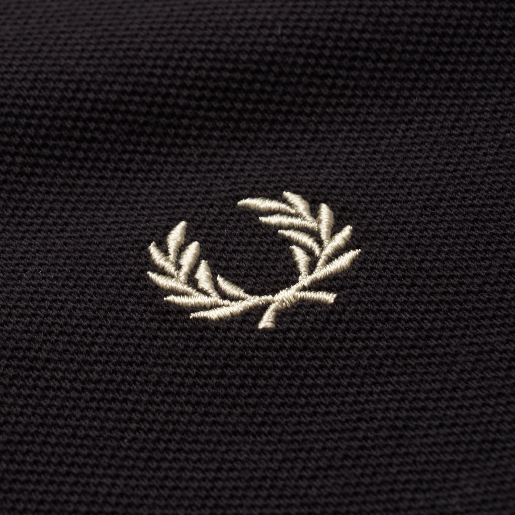 Fred Perry M3600 Twin Tipped Polo Shirt - Black & Olive