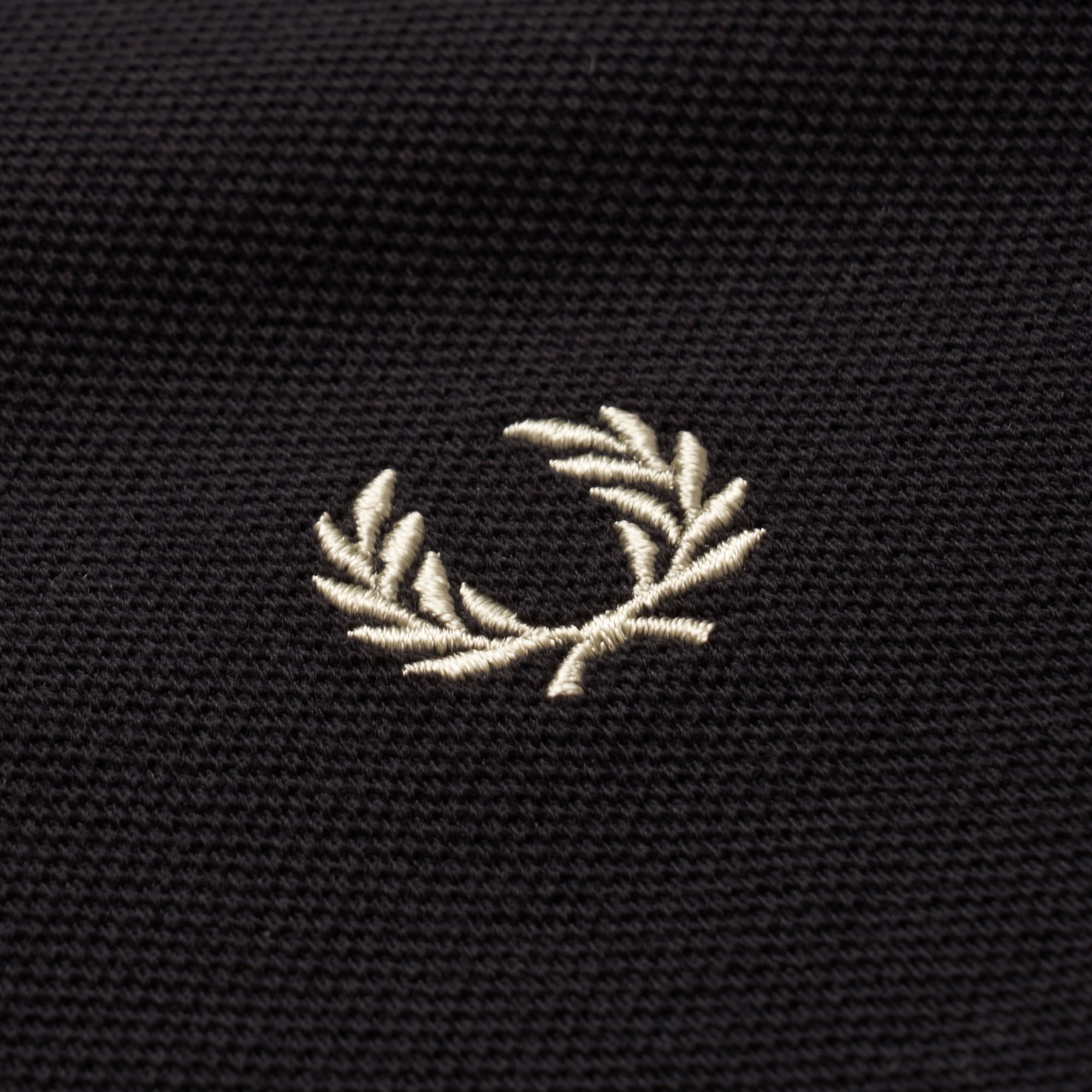 Fred Perry M3600 Twin Tipped Polo Shirt - Black & Olive