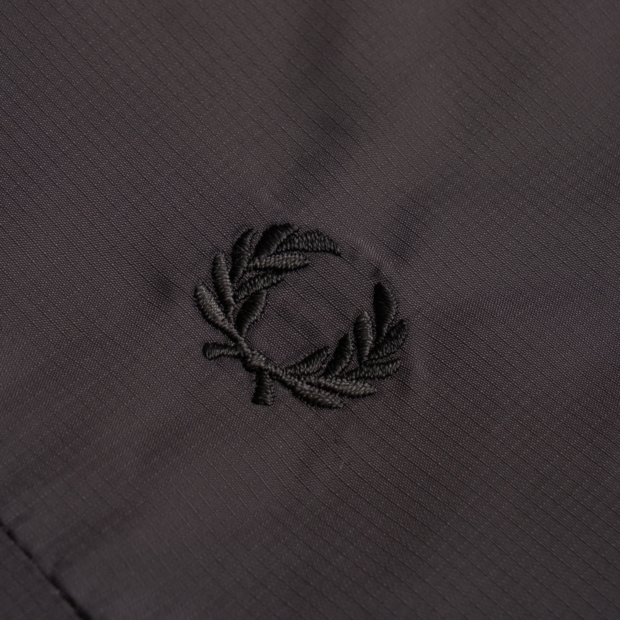 Fred Perry Half Zip Utility Jacket - Black