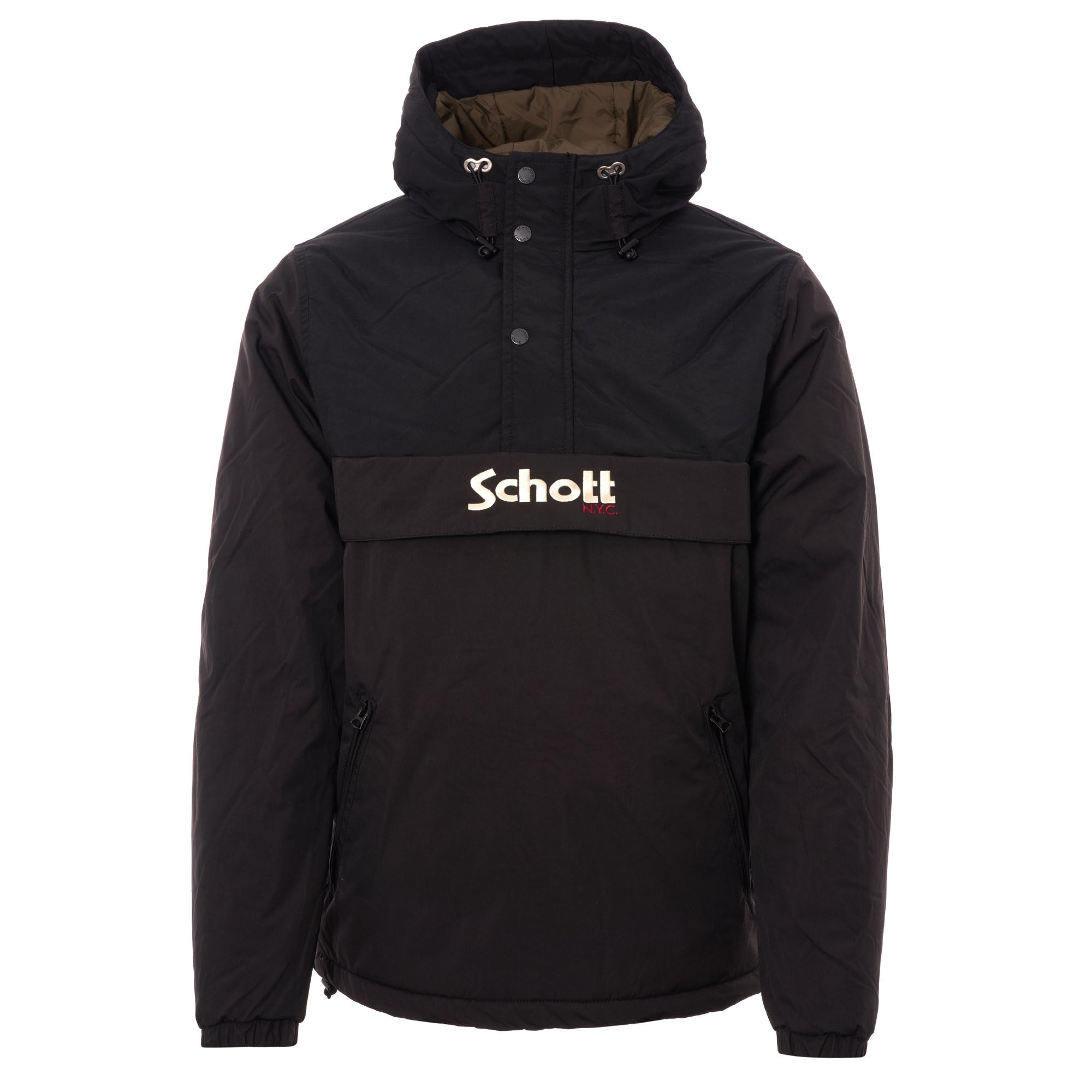 Schott NYC Husky 18 Smock Jacket - Black